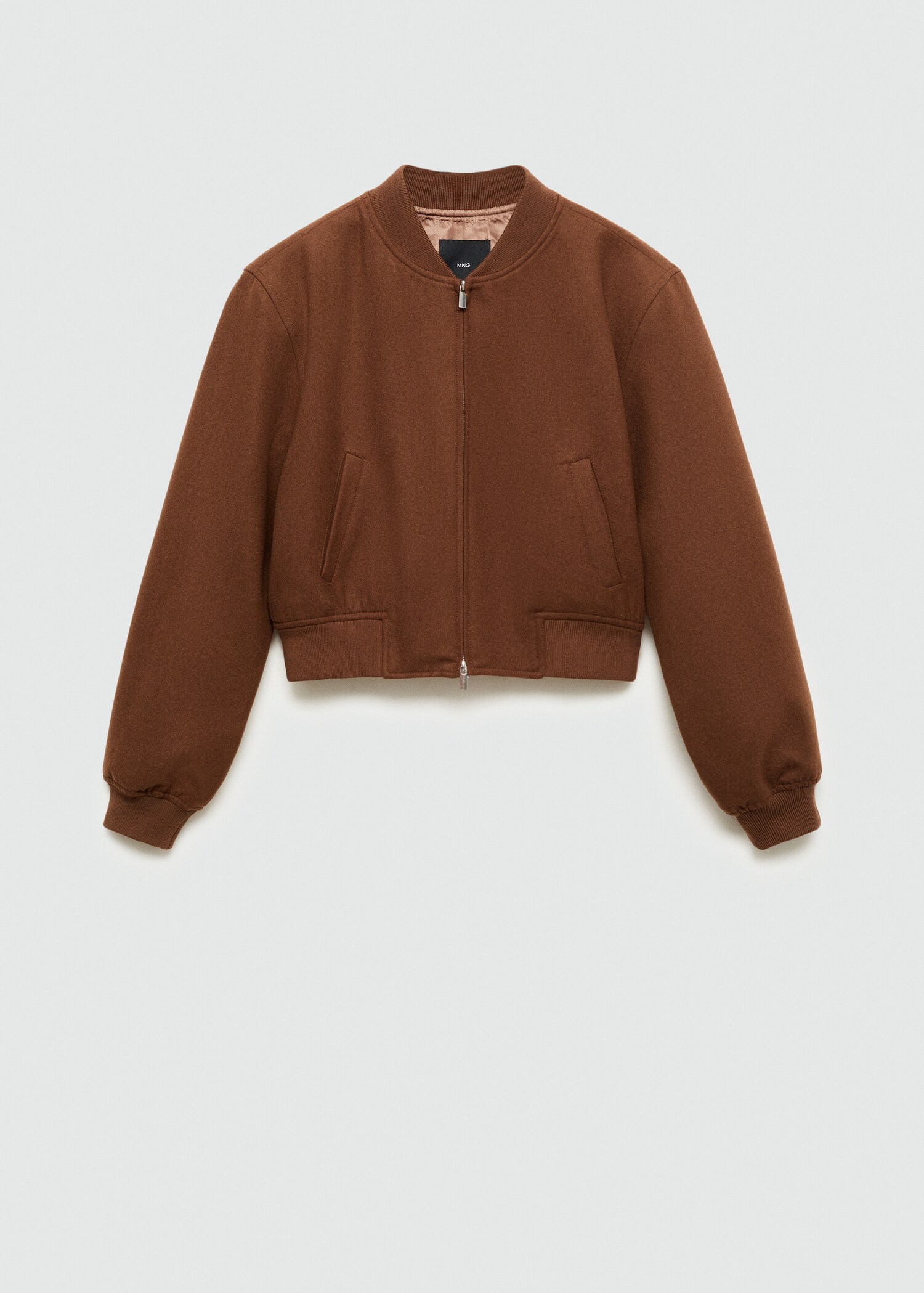 Bomberjacke aus Wolle - Artikel ohne Model