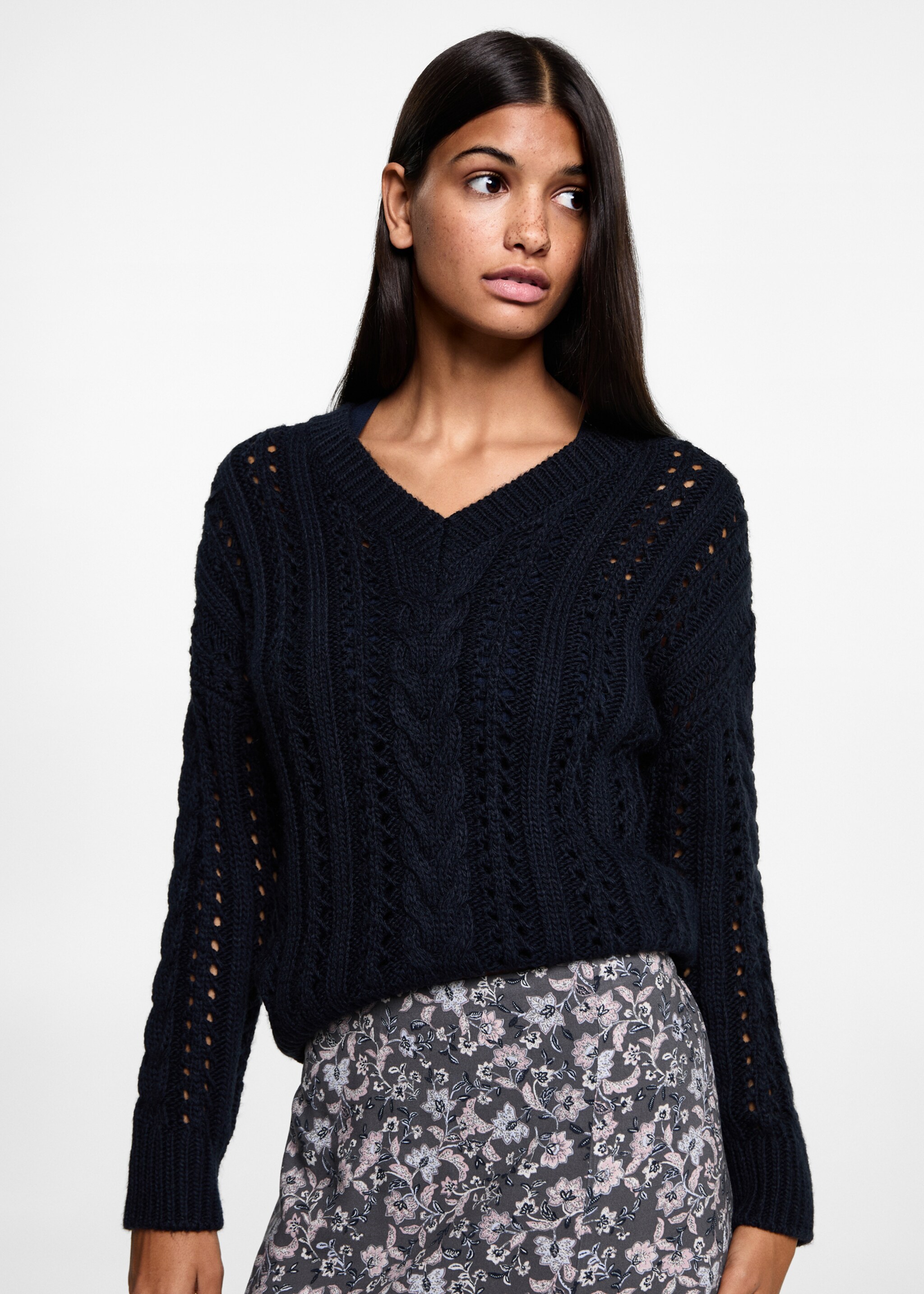 Faldilla flors obertura - Pla mig, Rosa. Ref: 77086740-00.