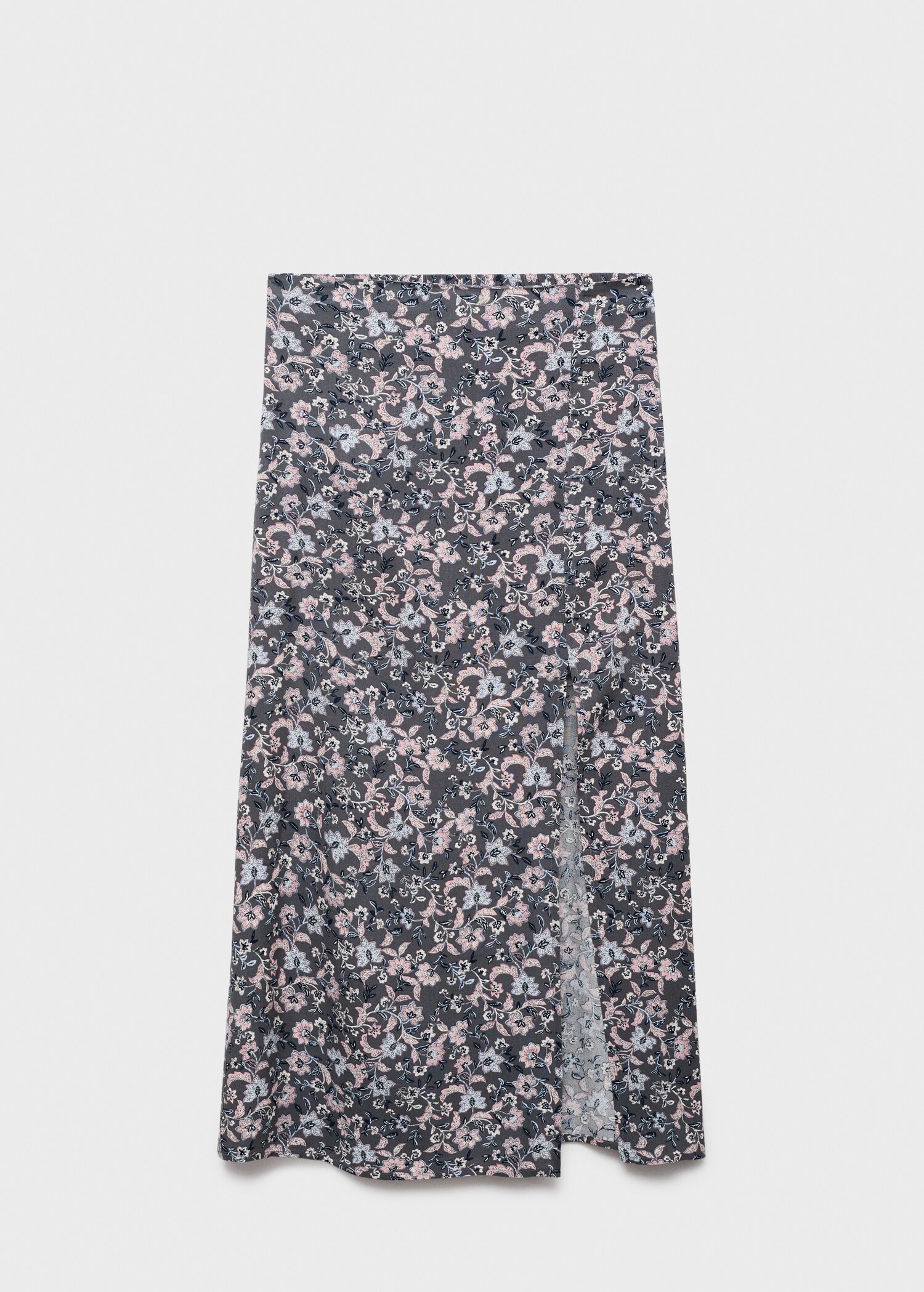 Slit floral skirt - Article without model