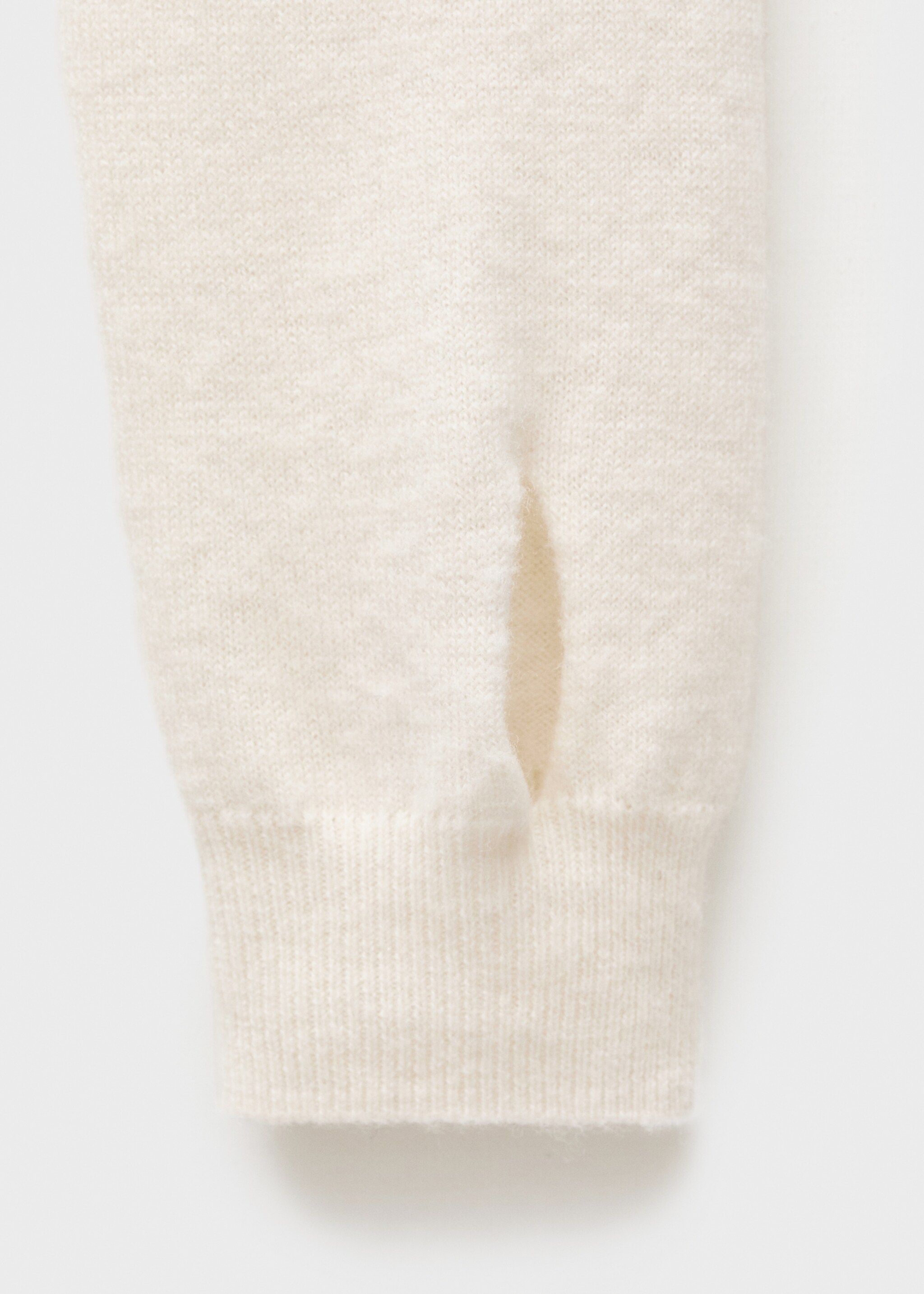 Tröja 100 % ull huva - Detaljer om artikeln 0, Rå. Ref: 77086746-00.