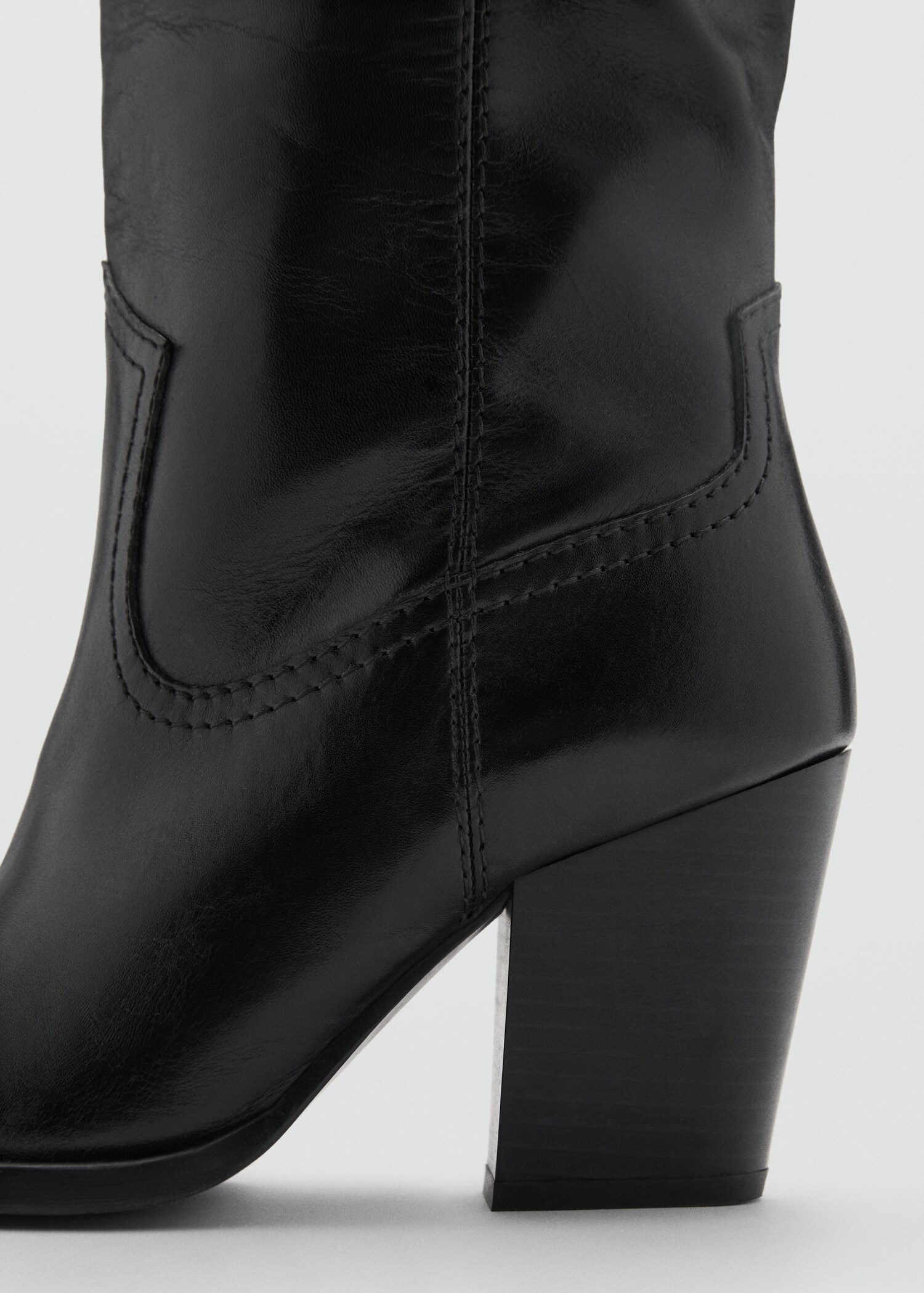 Bottes cowboy cuir - Détail de l'article 1