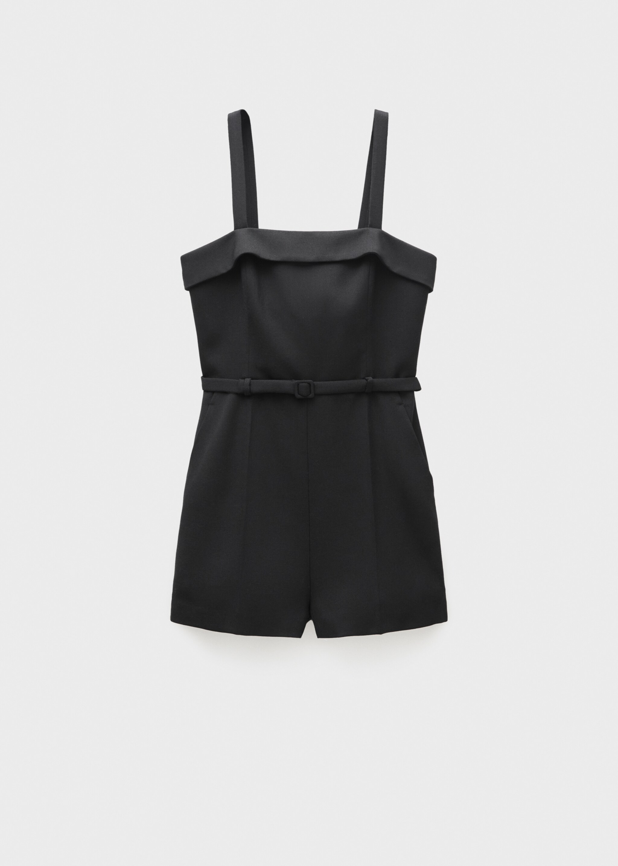 Combi-short ceinture - Article sans modèle, Noir. Ref: 77086757-00.