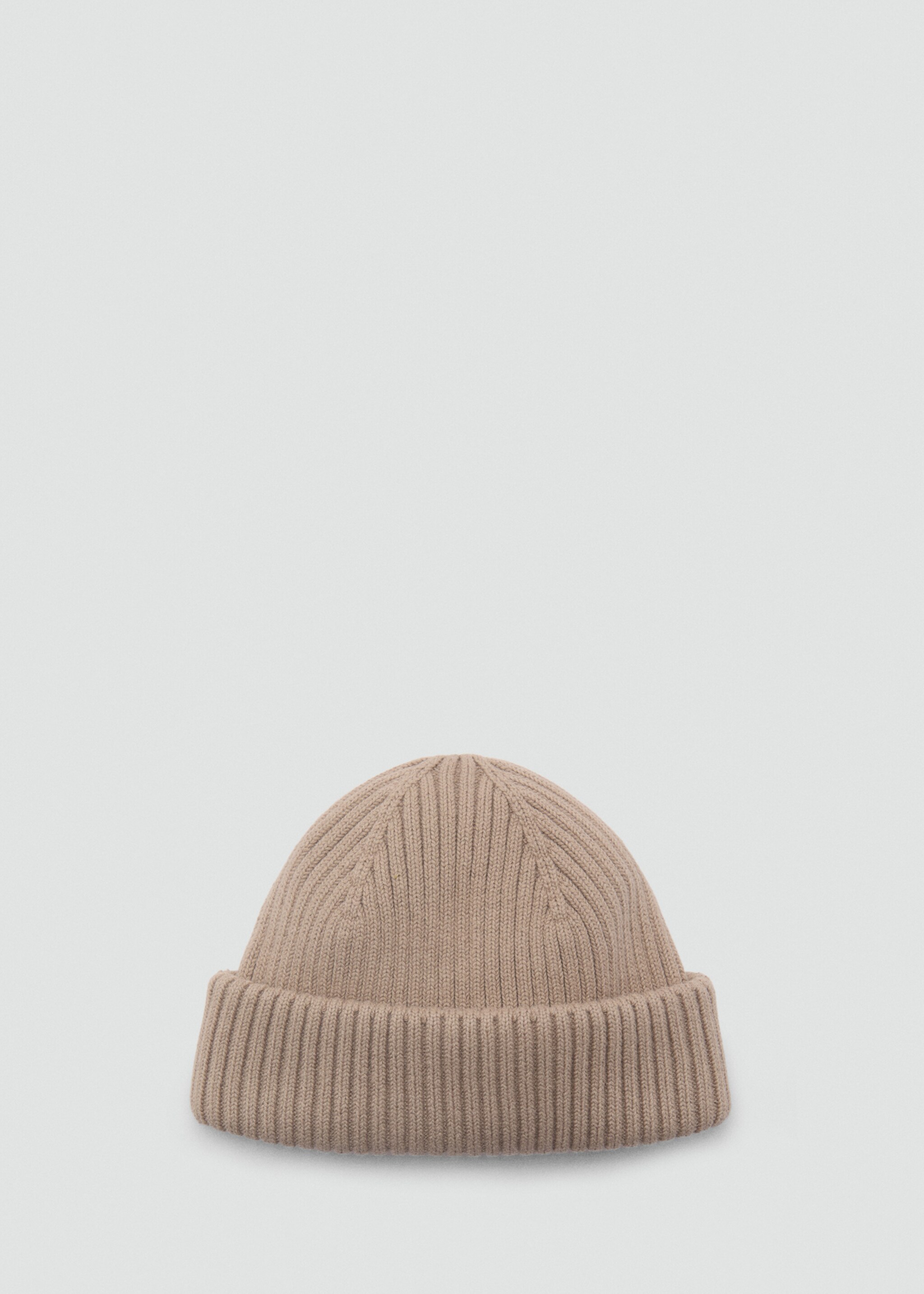 Cappello cotone maglia a coste - Articolo senza modello