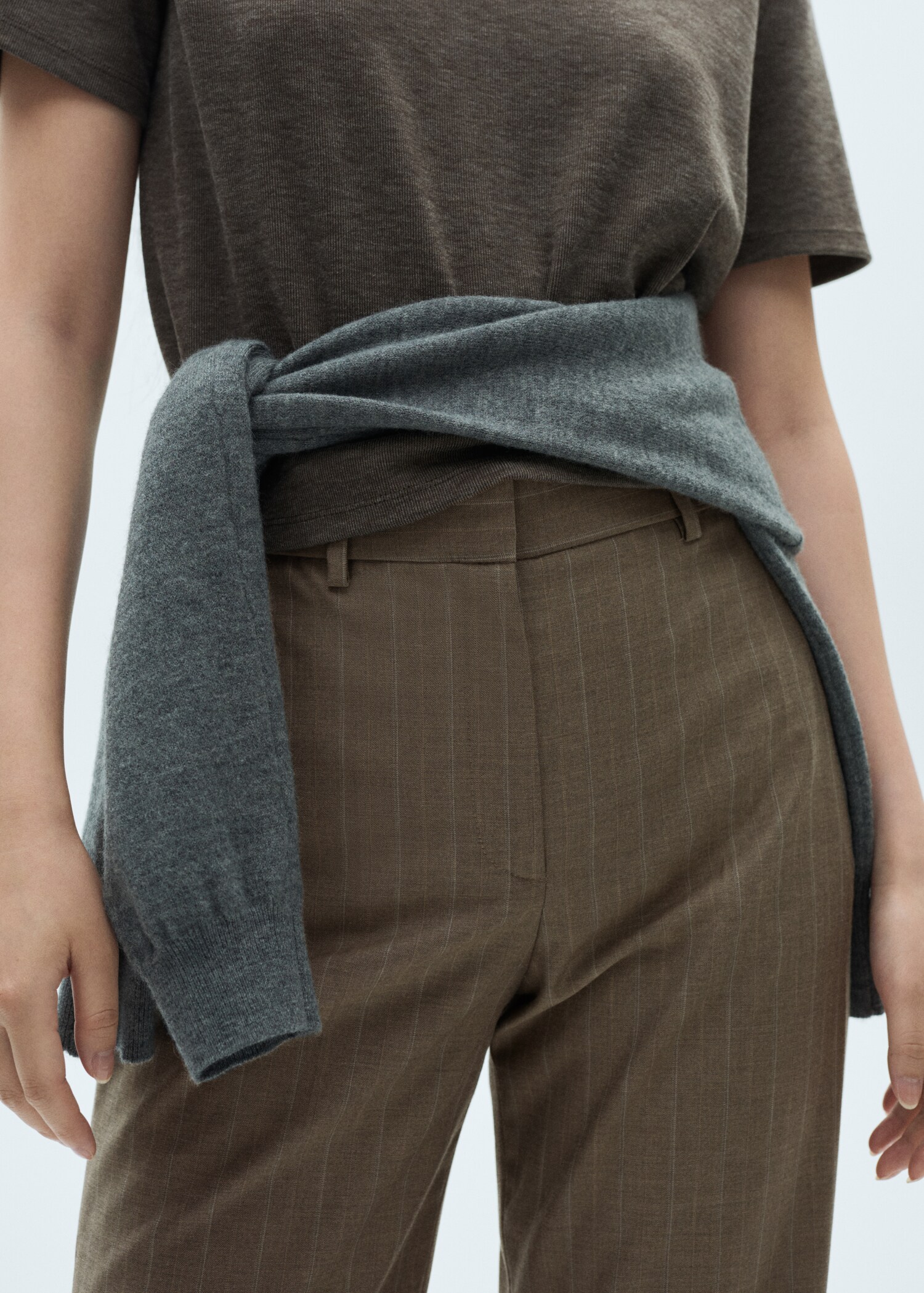 Pantalons flare ratlla diplomàtica - Detall de l'article 1