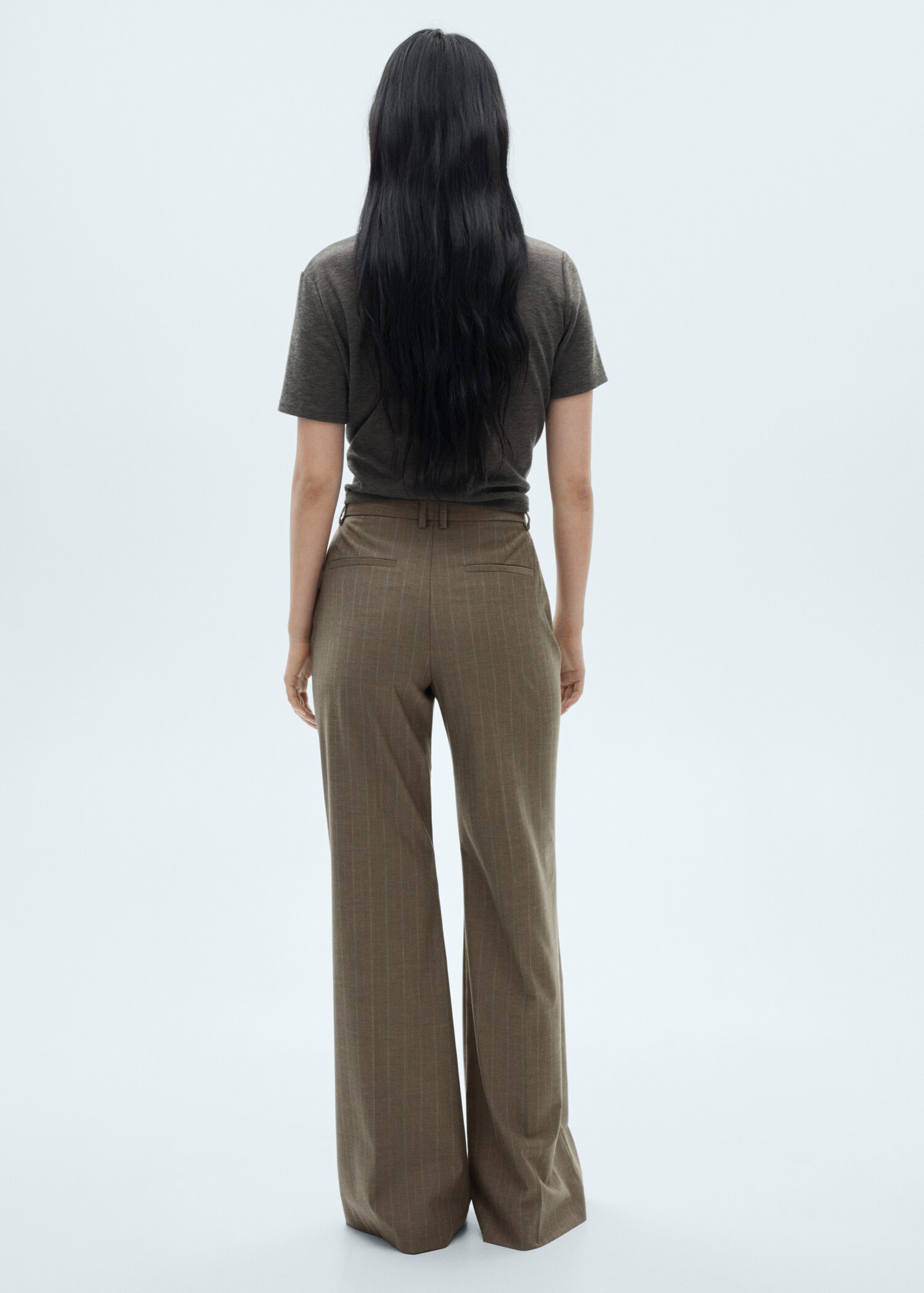 Pantalons flare ratlla diplomàtica - Revers de l'article