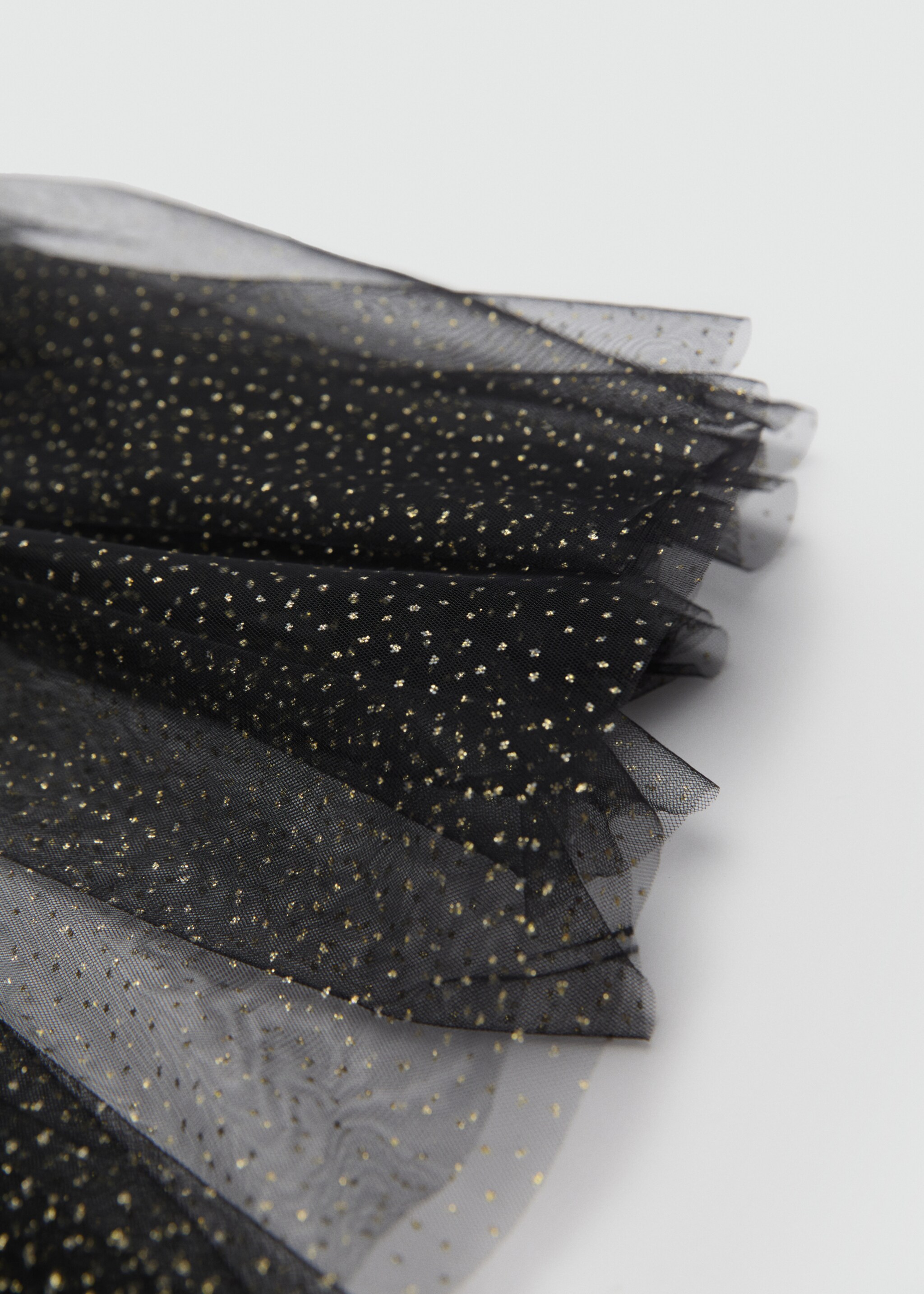 Cape déguisement tulle - Détail de l'article 2, Noir. Ref: 77087125-00.