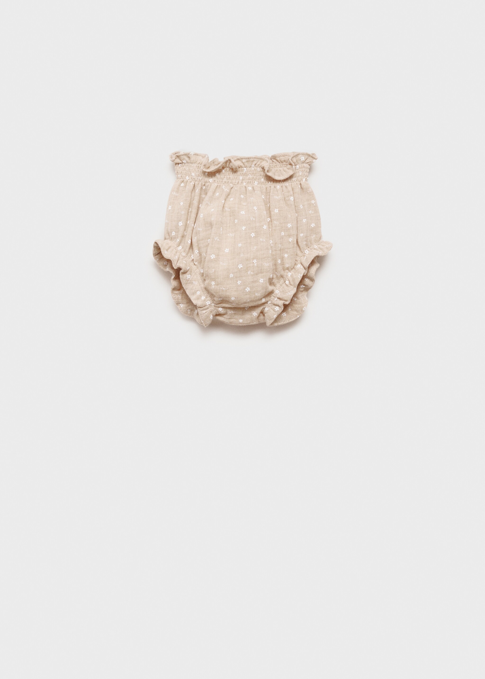 Floral-print shorts - Article without model, Sand. Ref: 77087127-00.