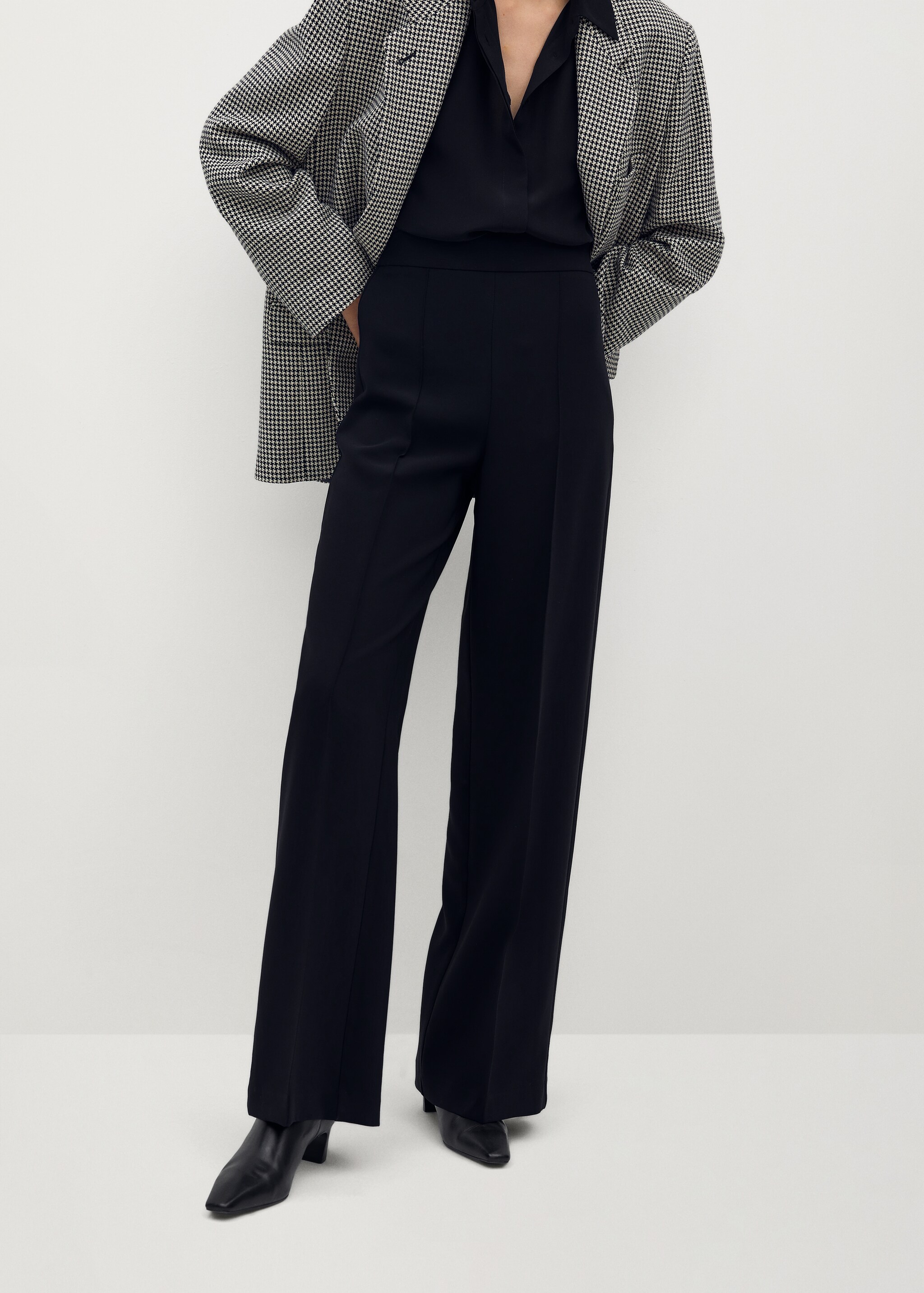 Flowy palazzo trousers - Medium plane