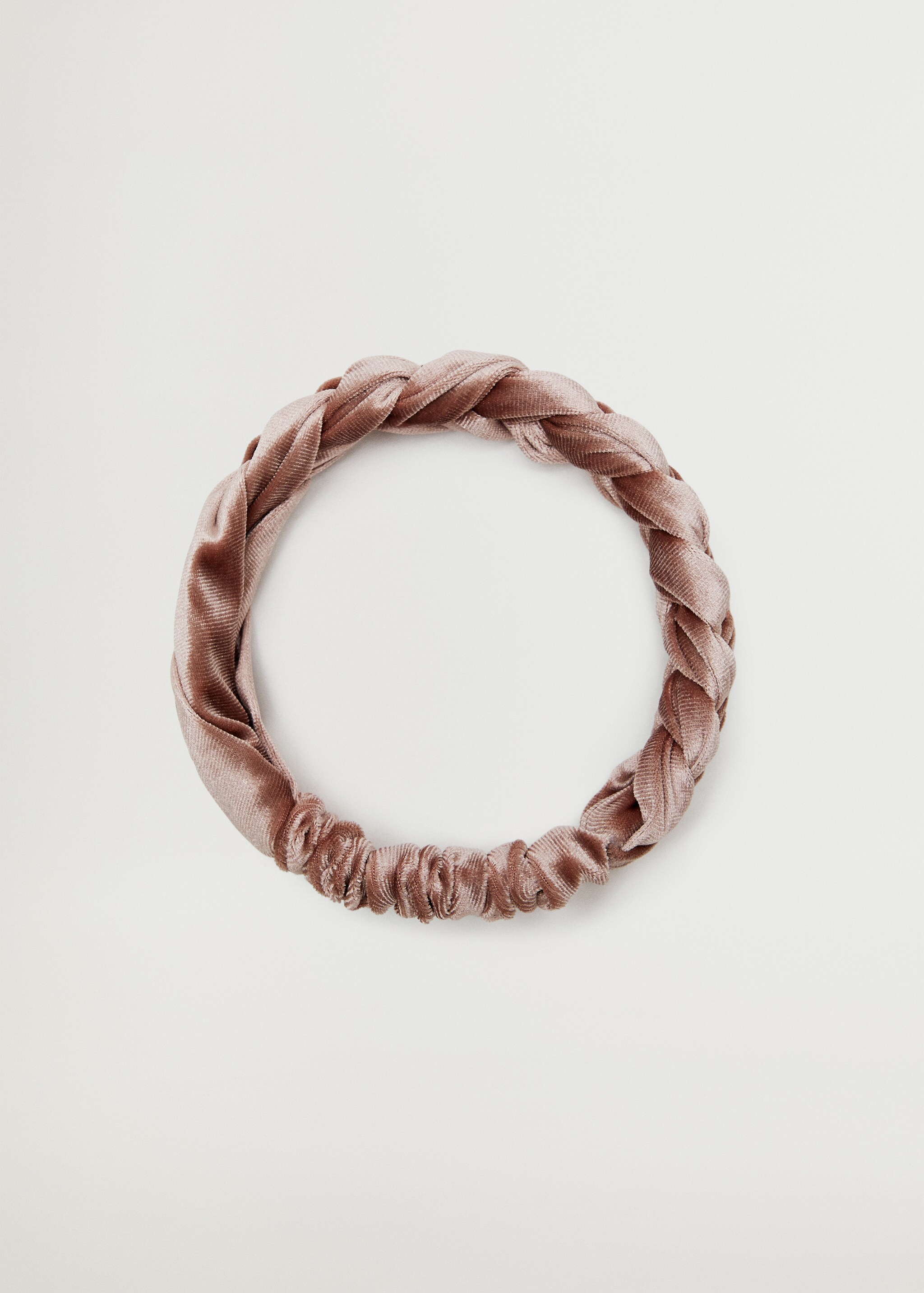 Diadema trenzada terciopelo - Artículo sin modelo