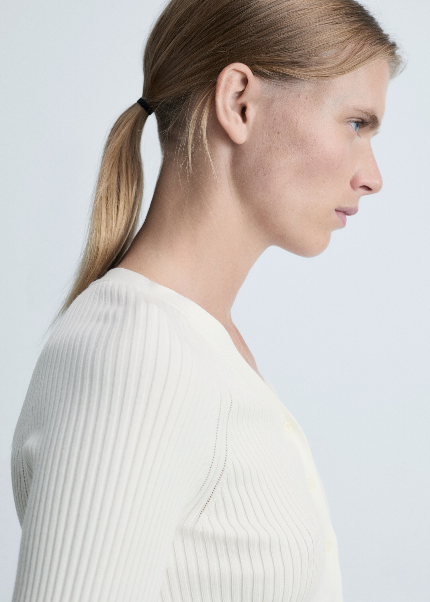 Ribbed t-shirt - Details of the article 1