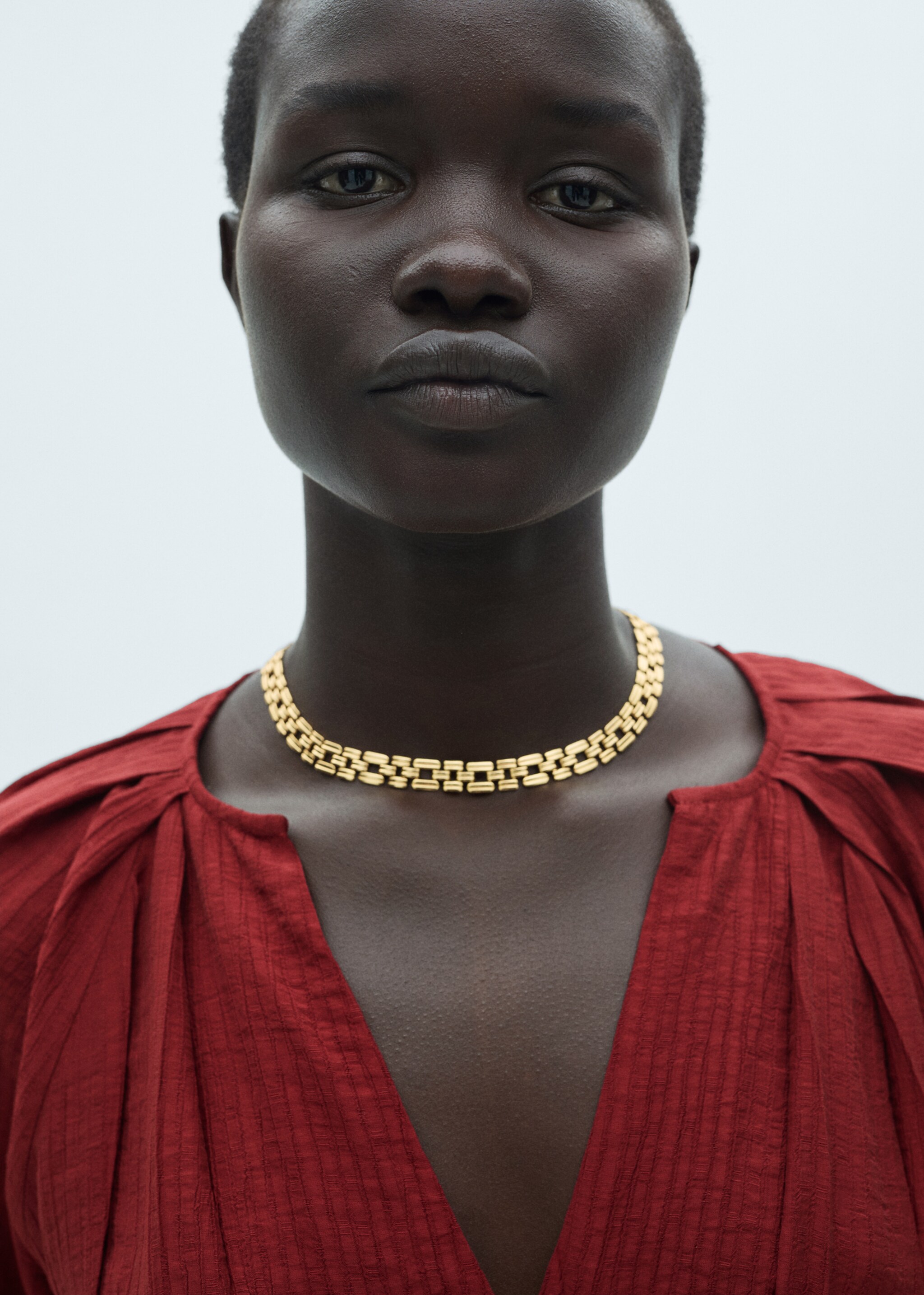 Robe courte texturée - Détail de l'article 1, Grenat. Ref: 77087645-00.