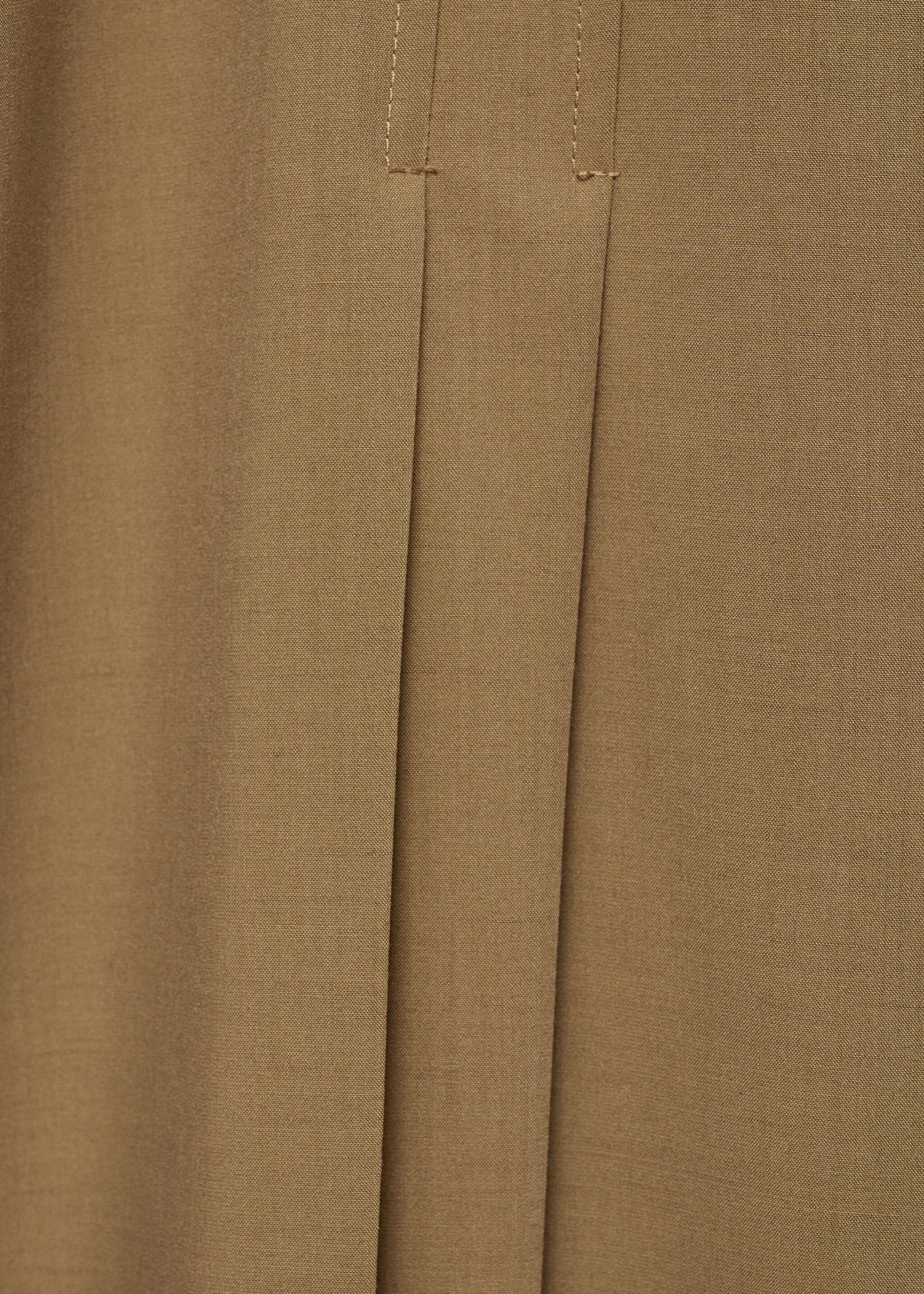Check suit skirt - Details of the article 0, Khaki. Ref: 77087647-00.