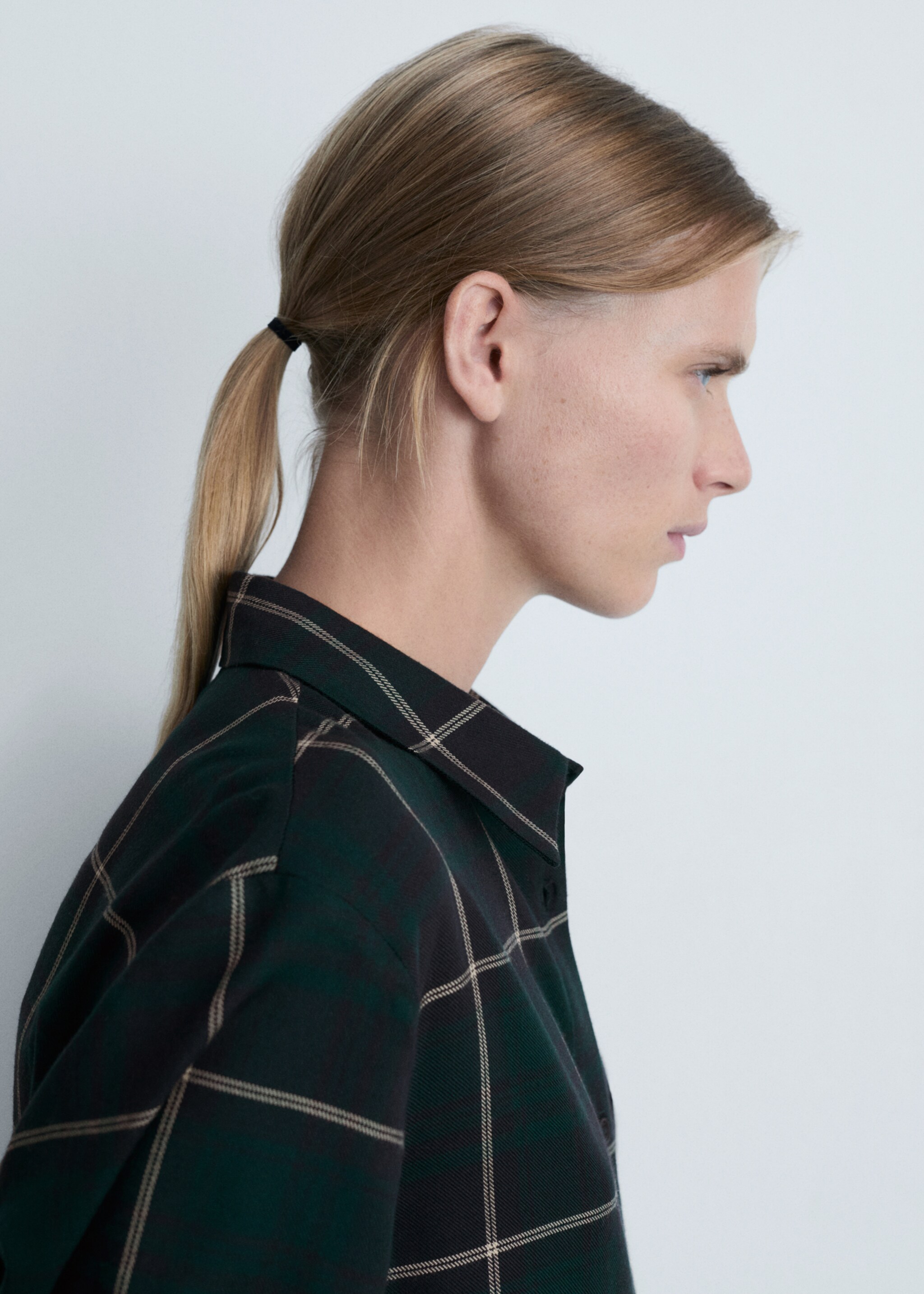 Check flannel pyjama shirt - Details of the article 1
