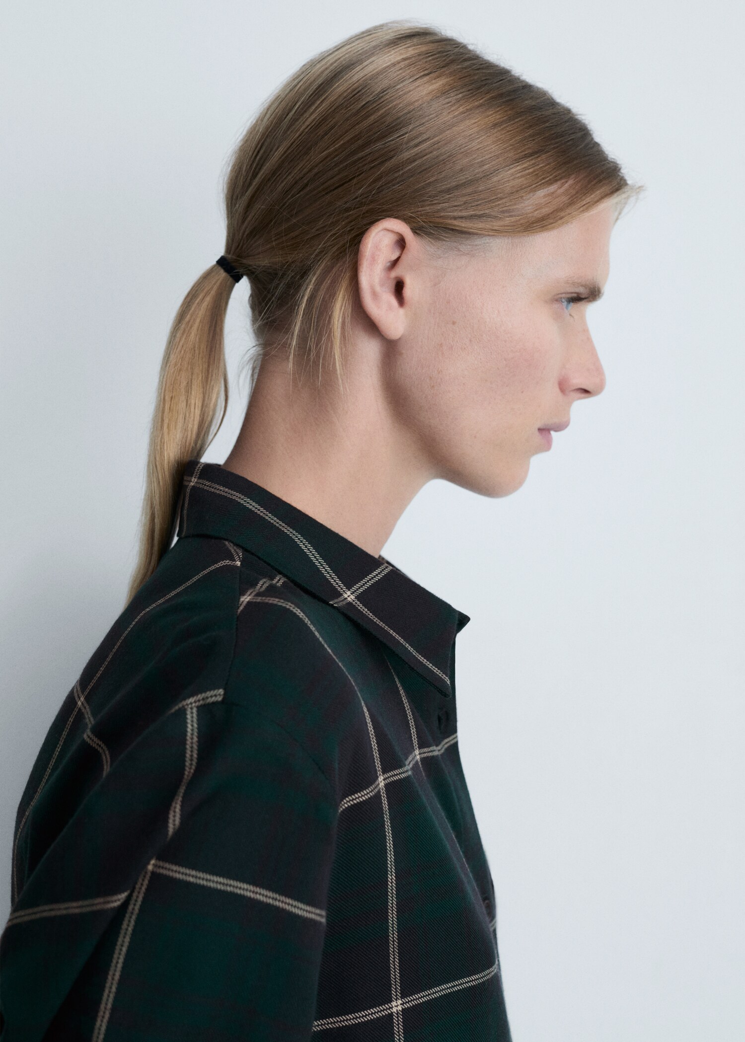 Check flannel pyjama shirt - Details of the article 1