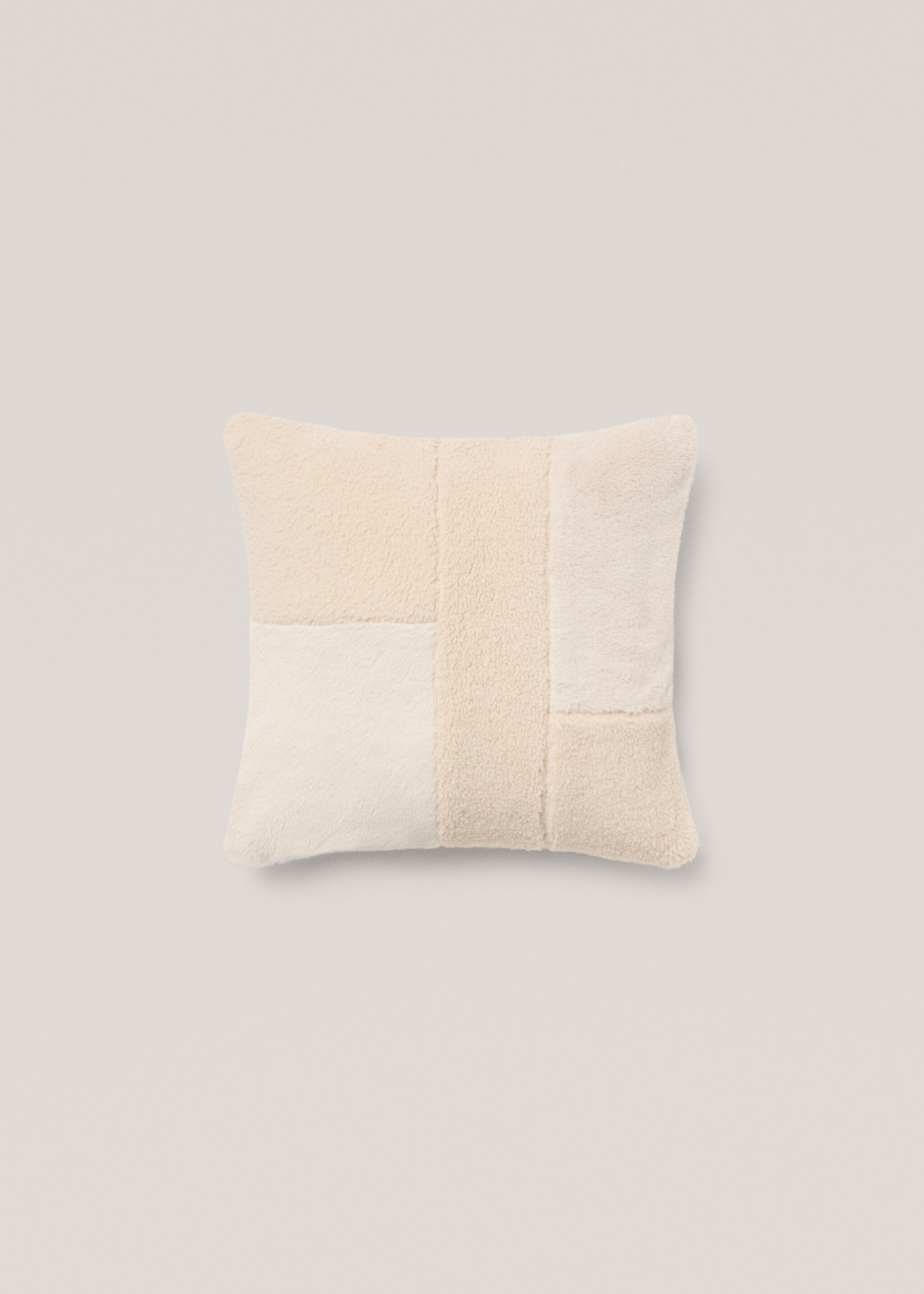 Kuddfodral med geometrisk textur - Artikel utan modell, Sand. Ref: 77087649-00.