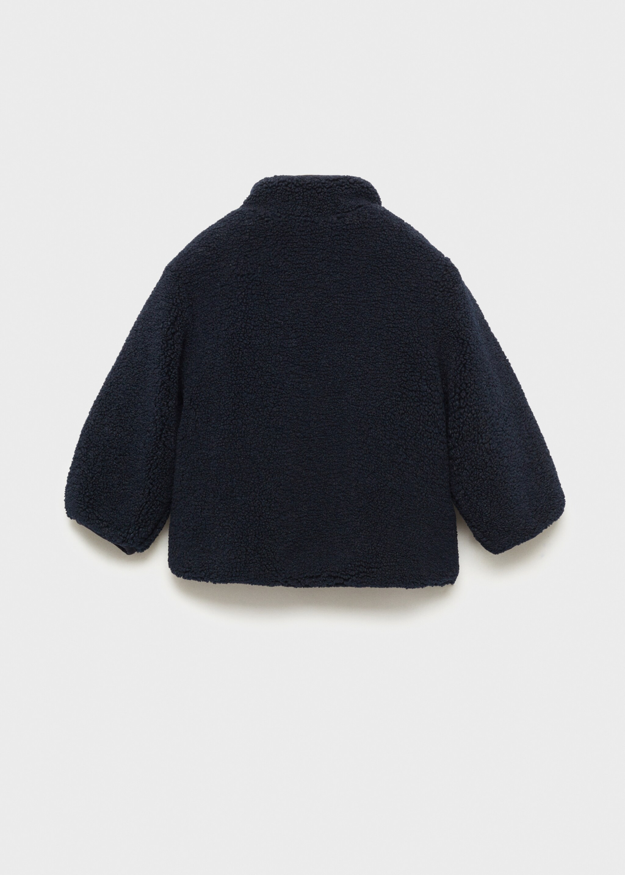 Anorak borreguito - Reverso del artículo, Azul marino oscuro. Ref: 77087651-00.