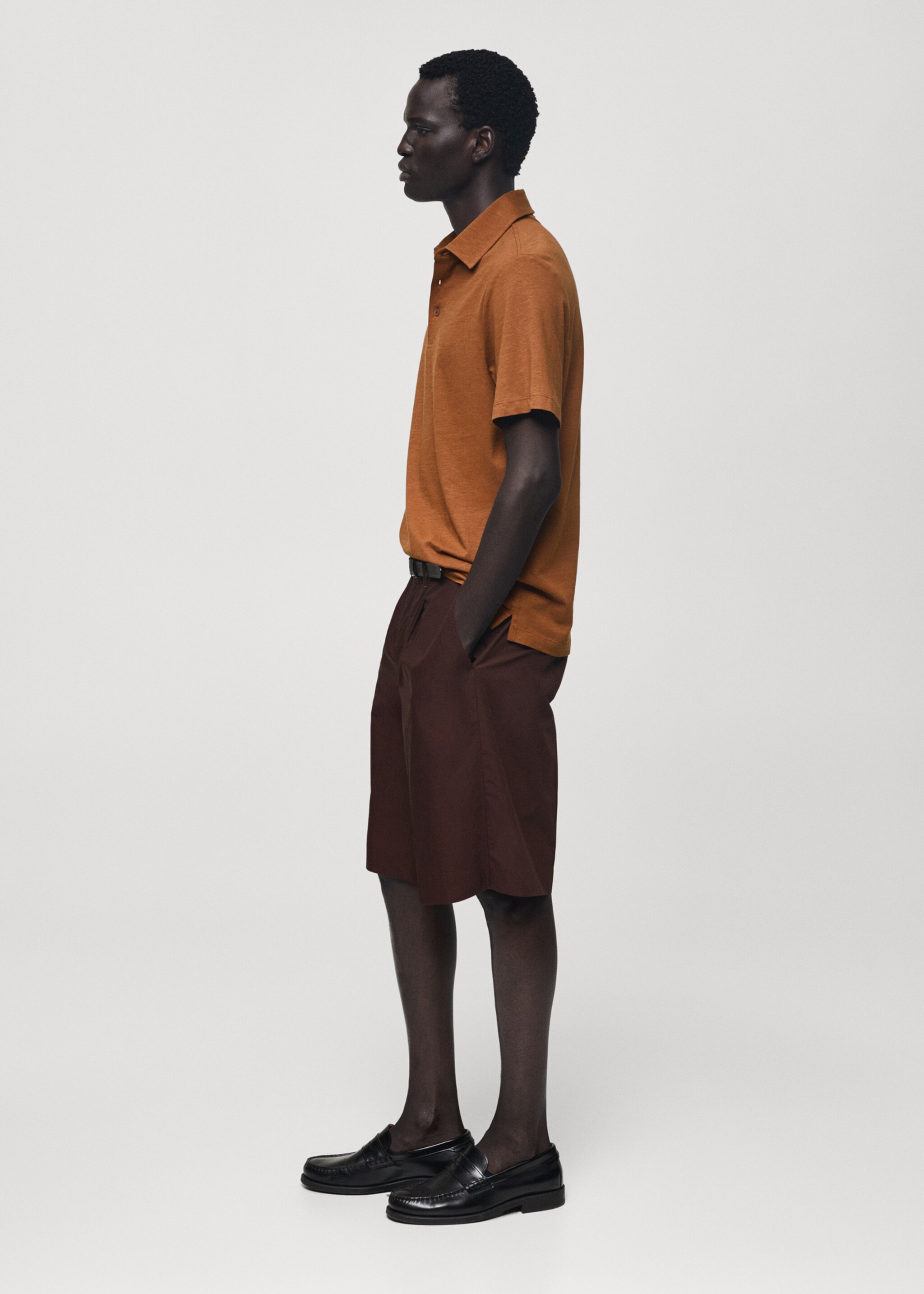100% cotton regular-fit polo shirt - Details of the article 2