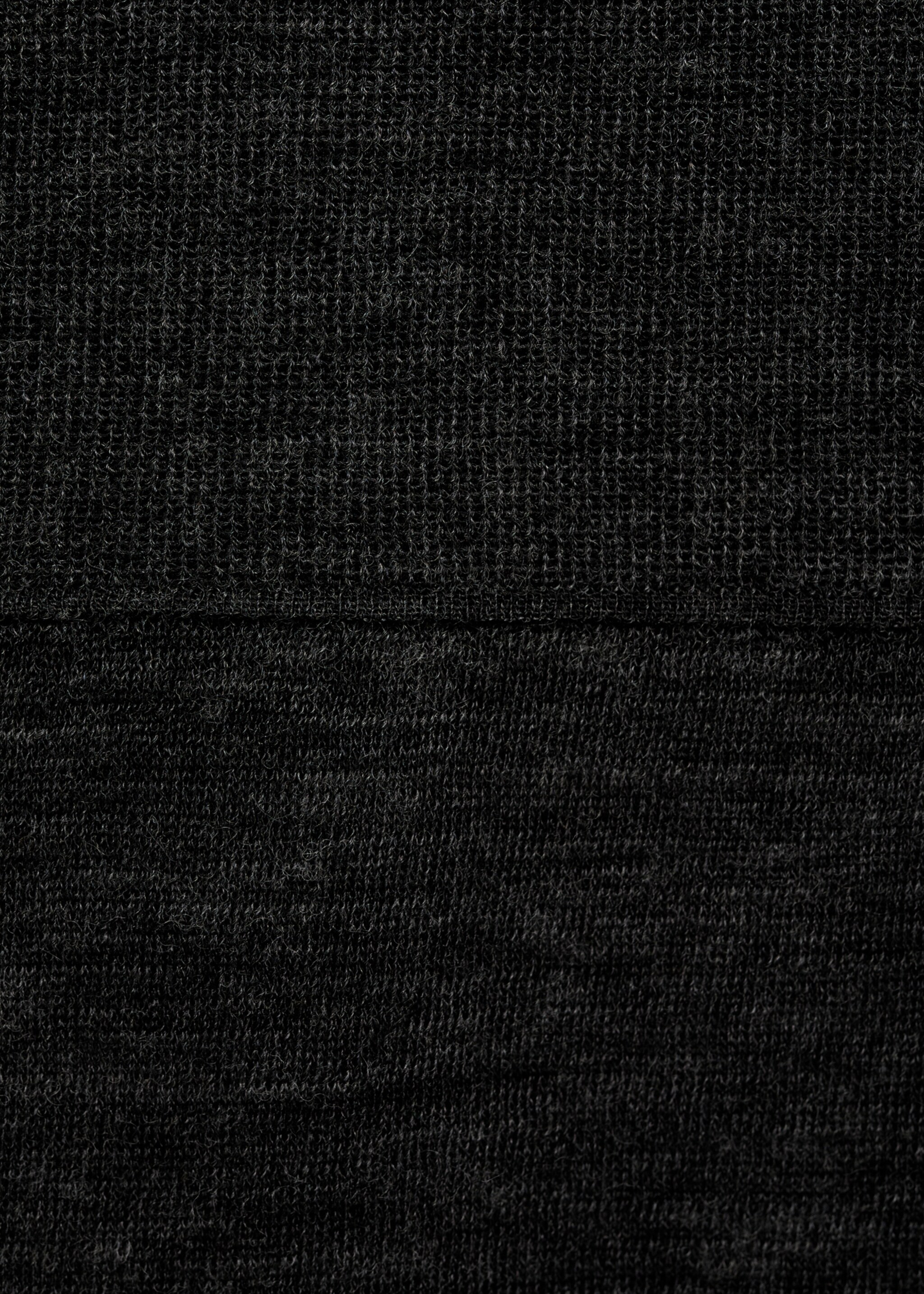 Semi-transparent knitted skirt - Details of the article 0, Dark Heather Grey. Ref: 77087660-00.