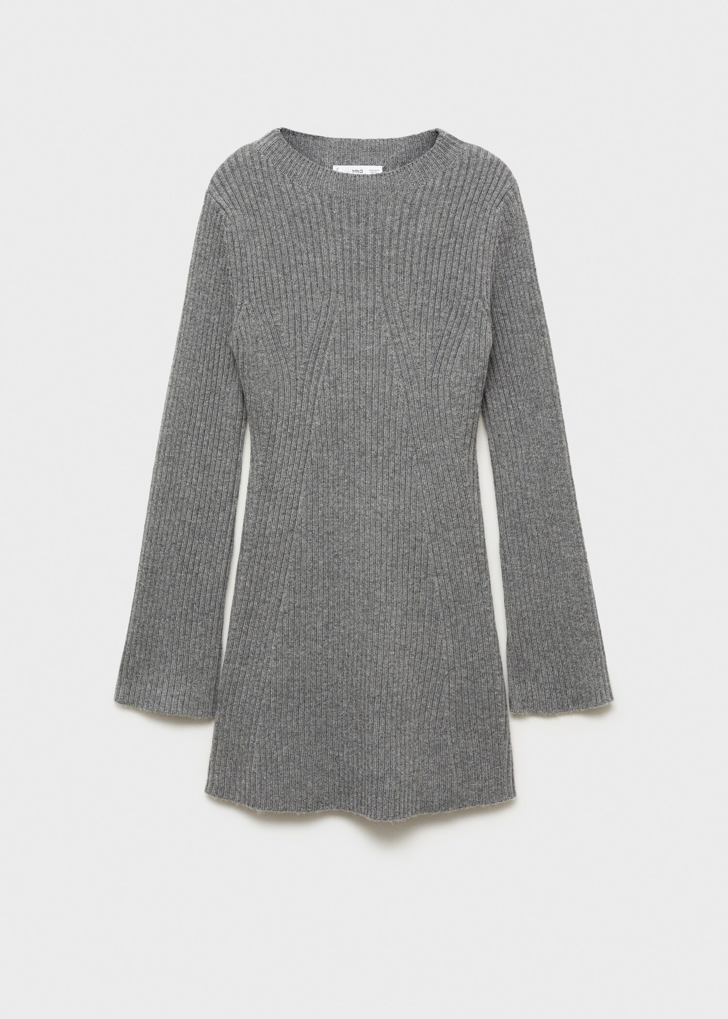 Ribbed short dress - Article without model