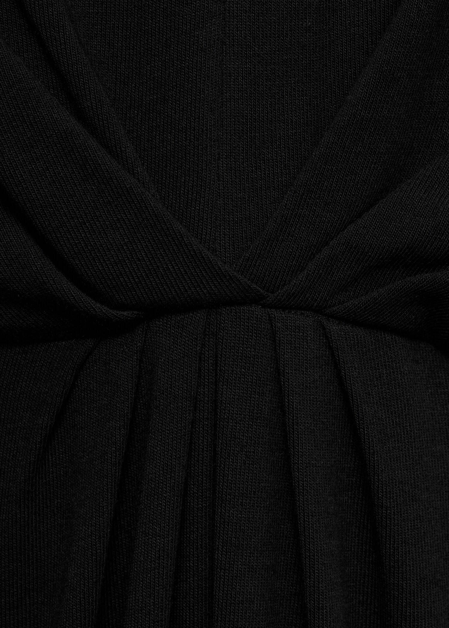Short-sleeved draped dress - Details of the article 8