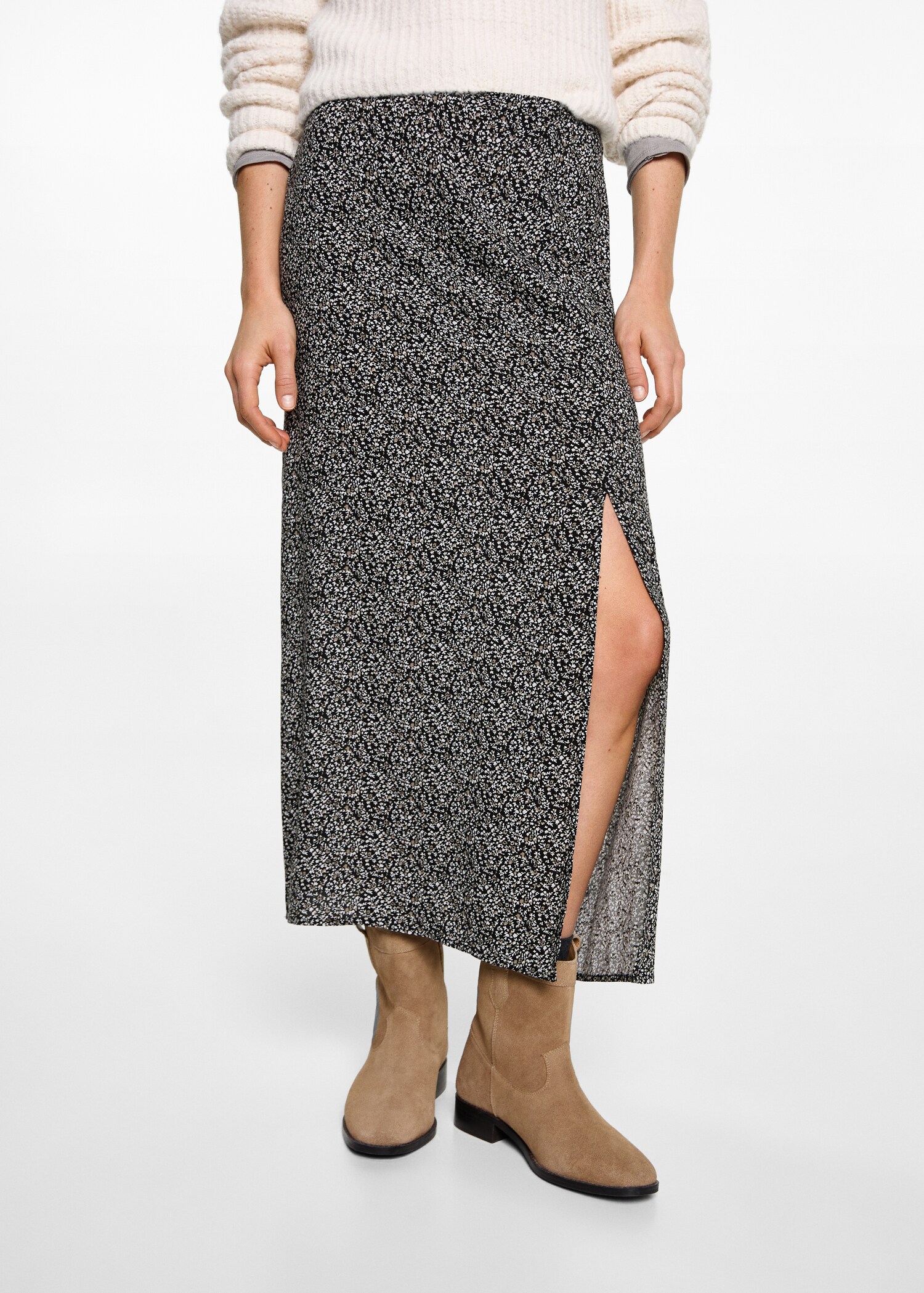 Floral midi skirt - Details of the article 6