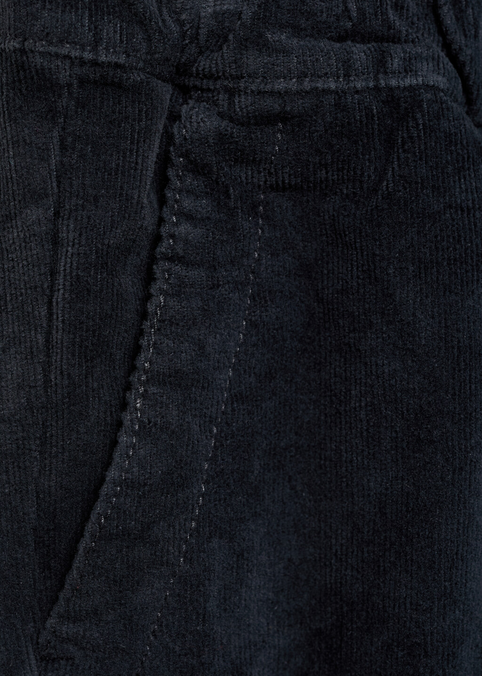Corduroy cargo pants - Details of the article 0, Night Blue. Ref: 77087673-00.