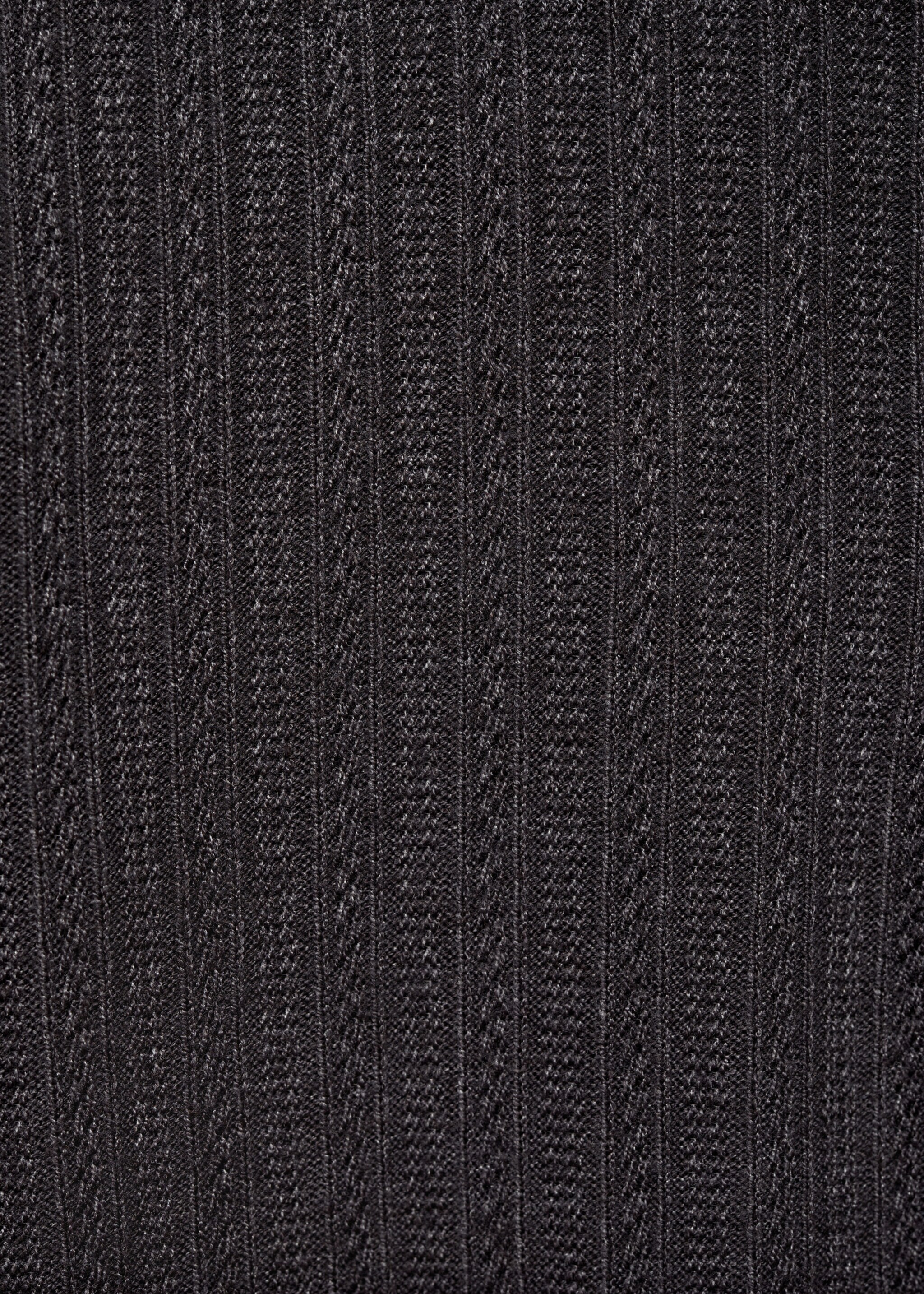 Jersey punto cremallera - Detalle del artículo 0, Gris oscuro vigoré. Ref: 77087676-00.