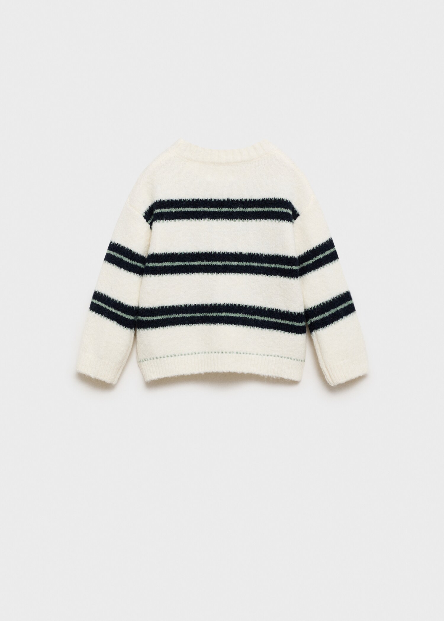 Knit striped sweater - Reverse of the article