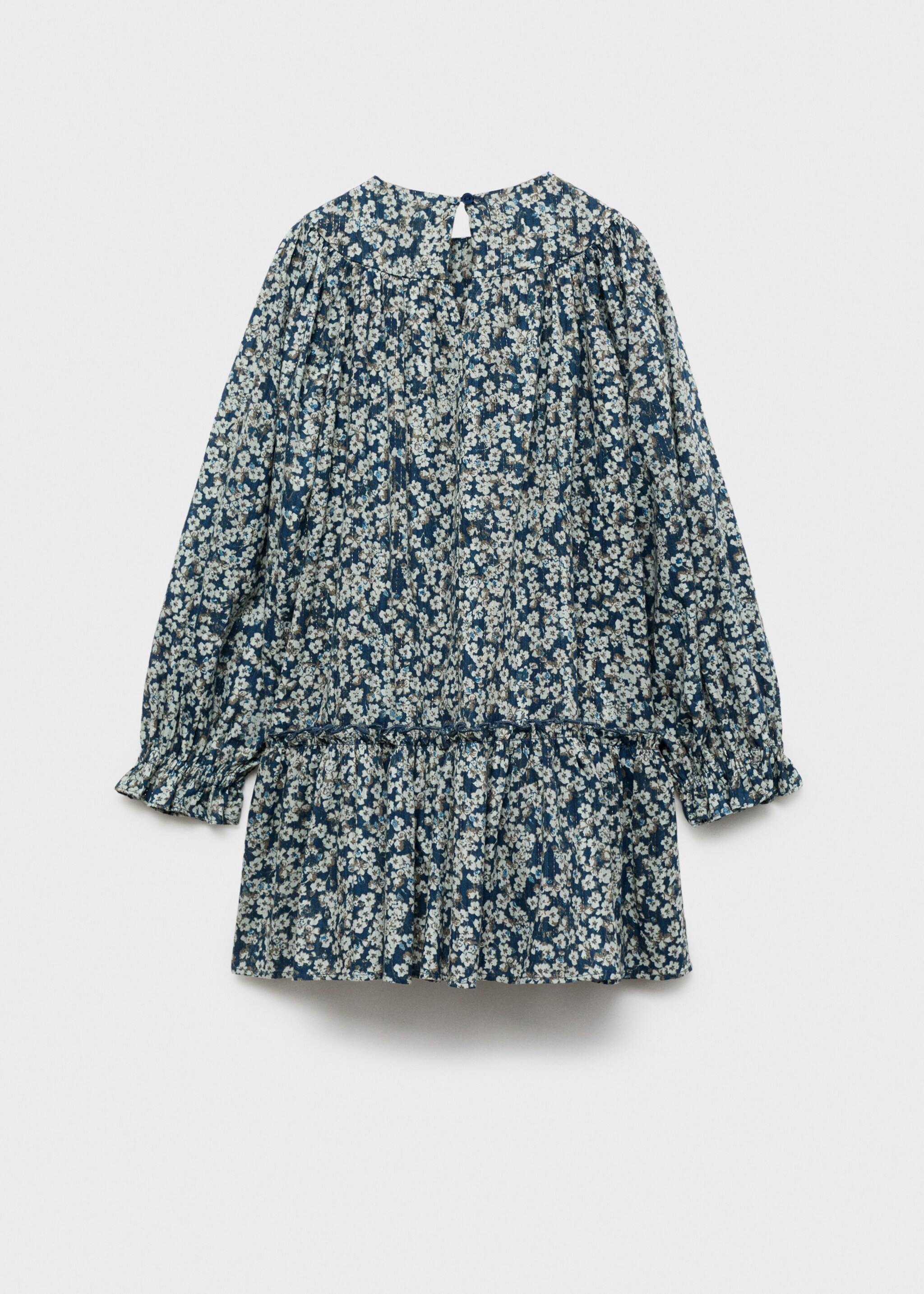 Floral print dress - Reverse of the article