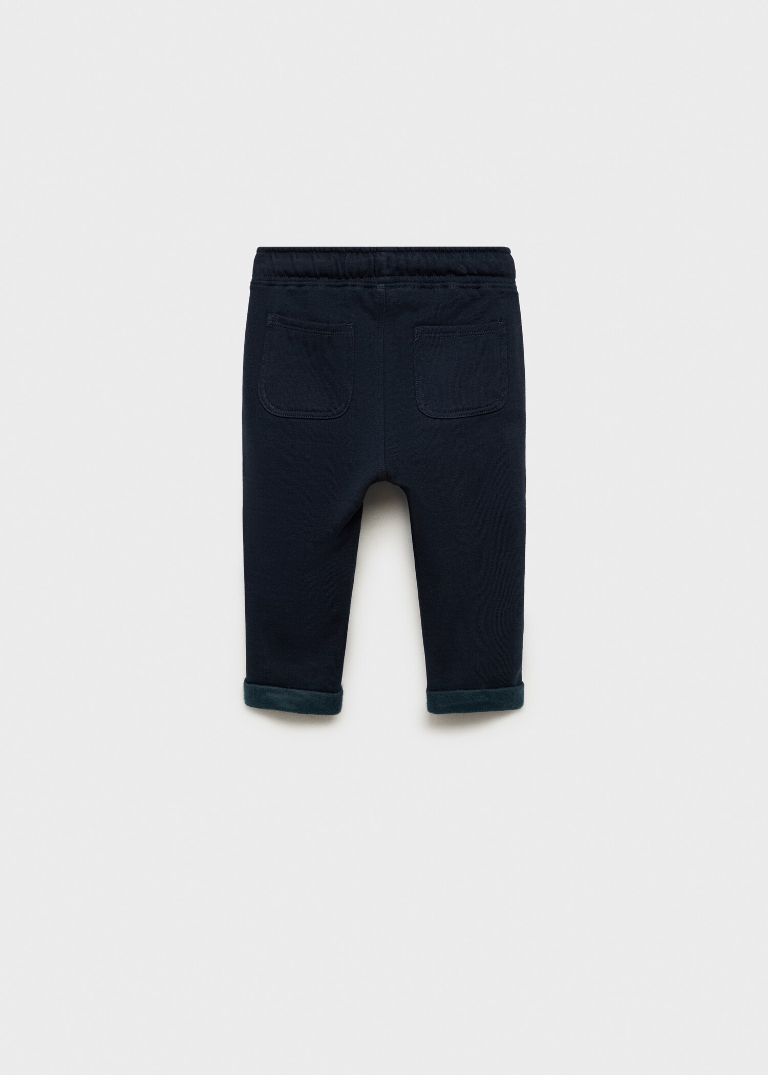 Cotton jogger-style trousers - Reverse of the article