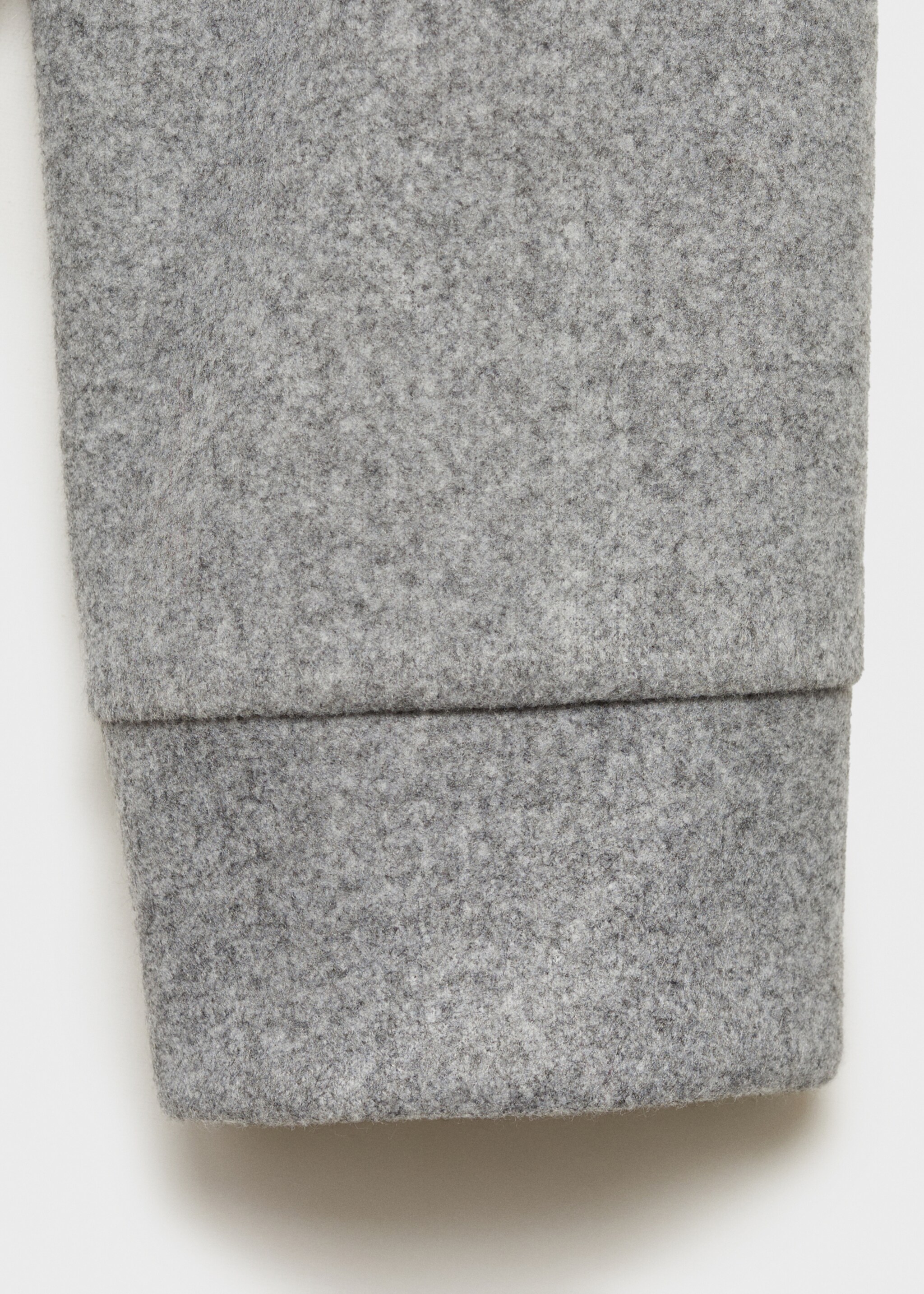 Turtleneck plush sweatshirt - Details of the article 0, Grey. Ref: 77087685-00.