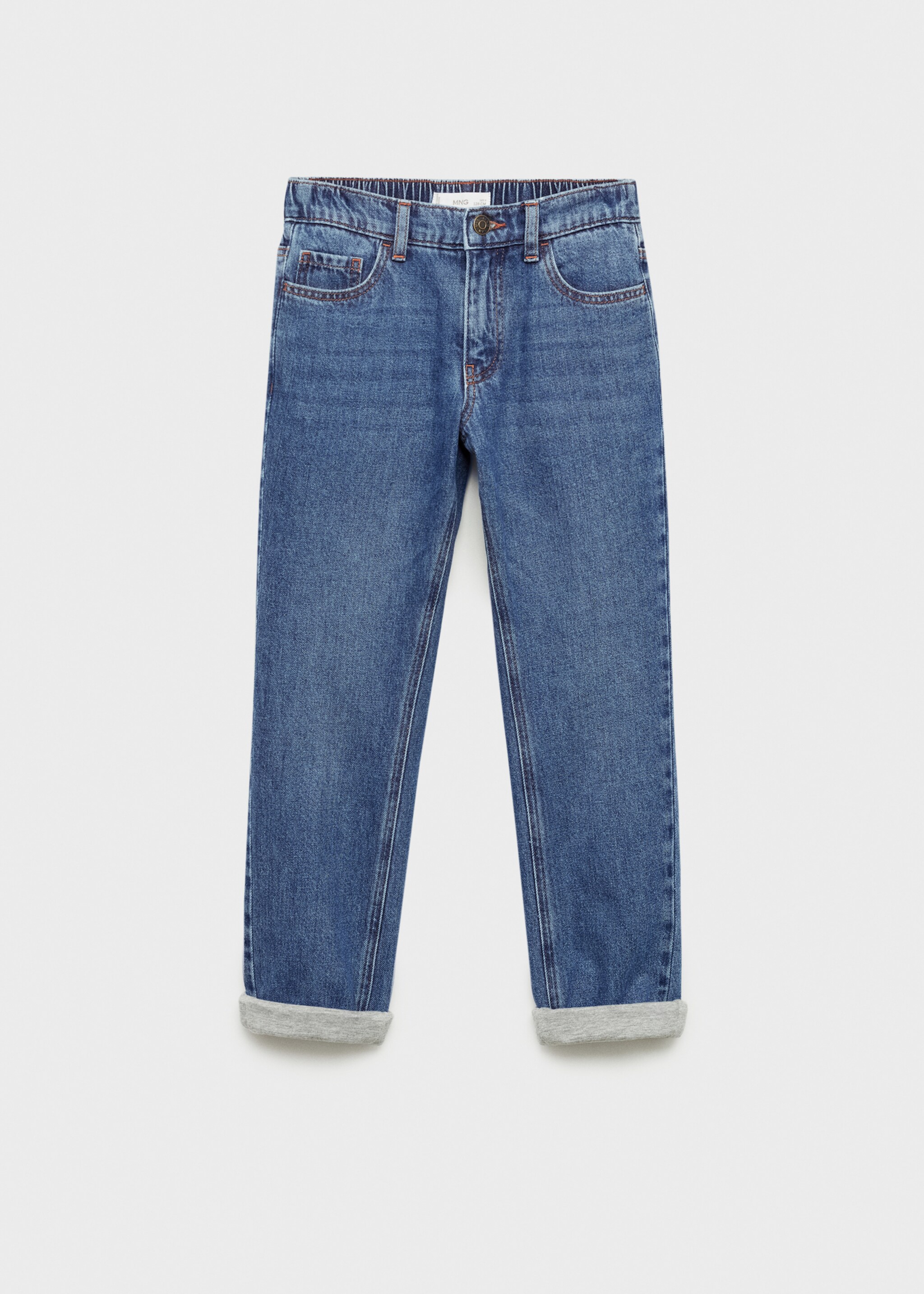 Slim Fit-Jeans - Artikel ohne Model, Mittelblau. Ref: 77087693-00.