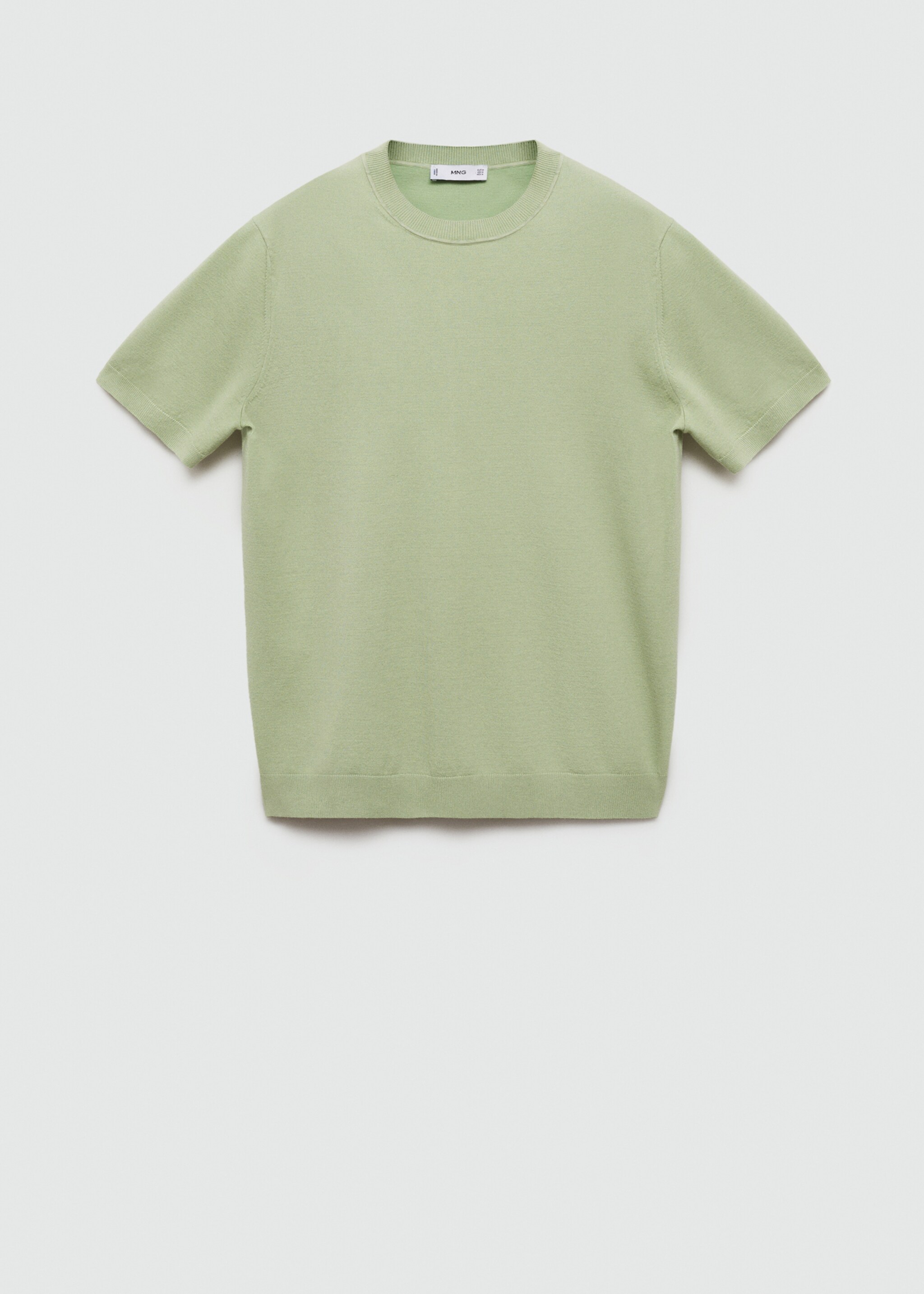 Camiseta punto fino regular fit - Artículo sin modelo