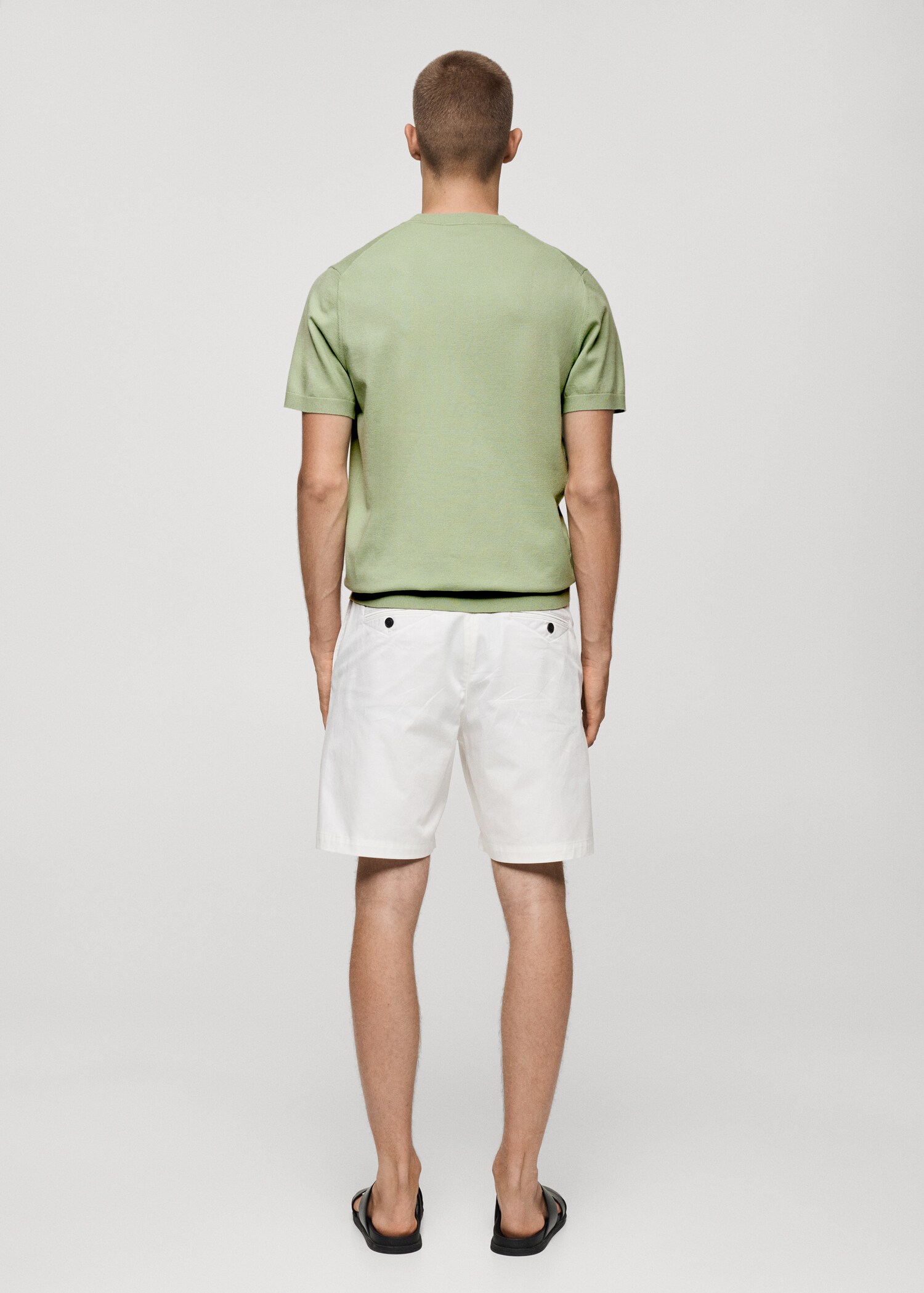 Samarreta punt fi regular fit - Revers de l'article