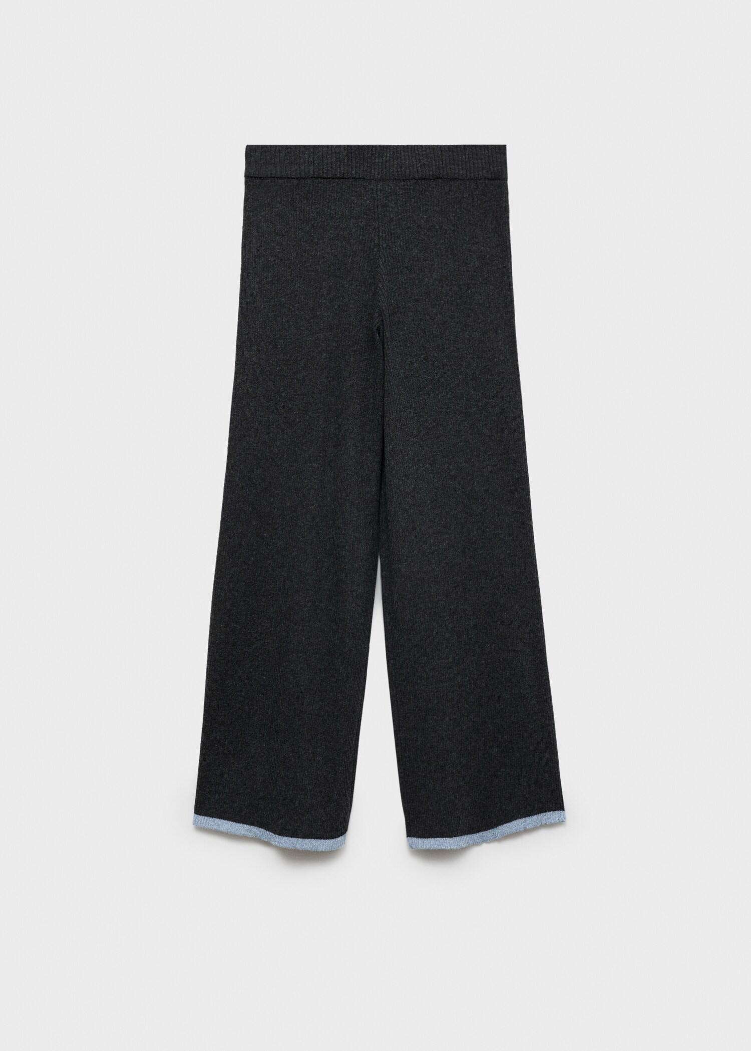 Ribbed knit trousers - Article without model