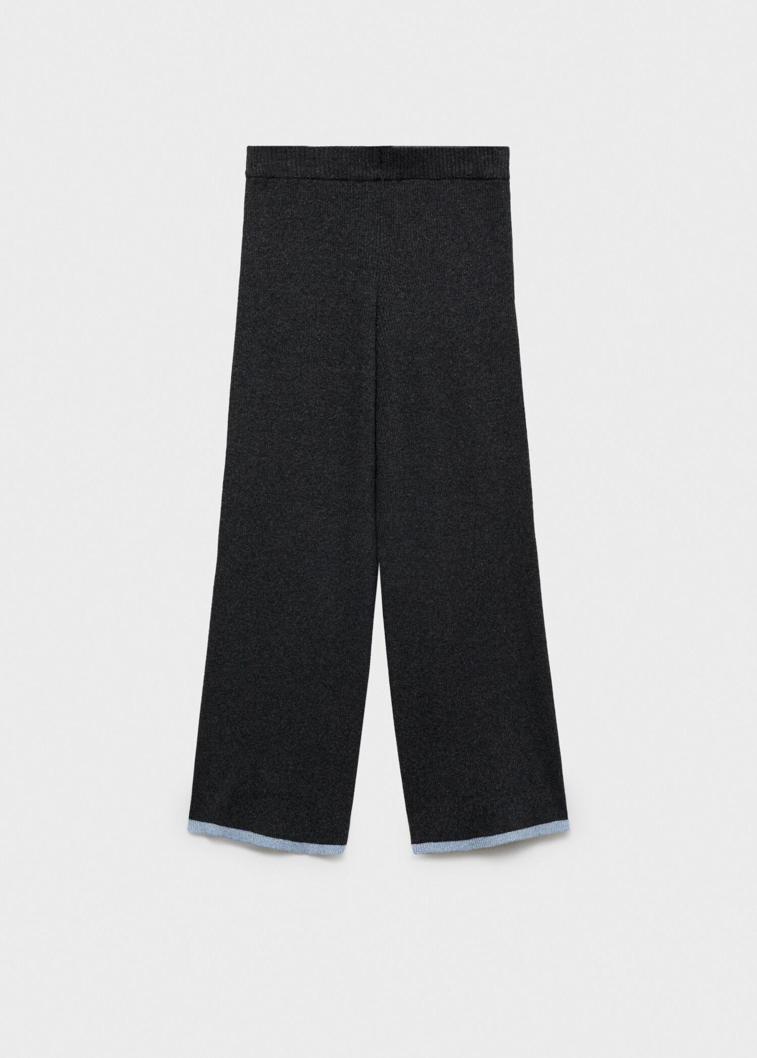 Ribbed knit trousers - Reverse of the article