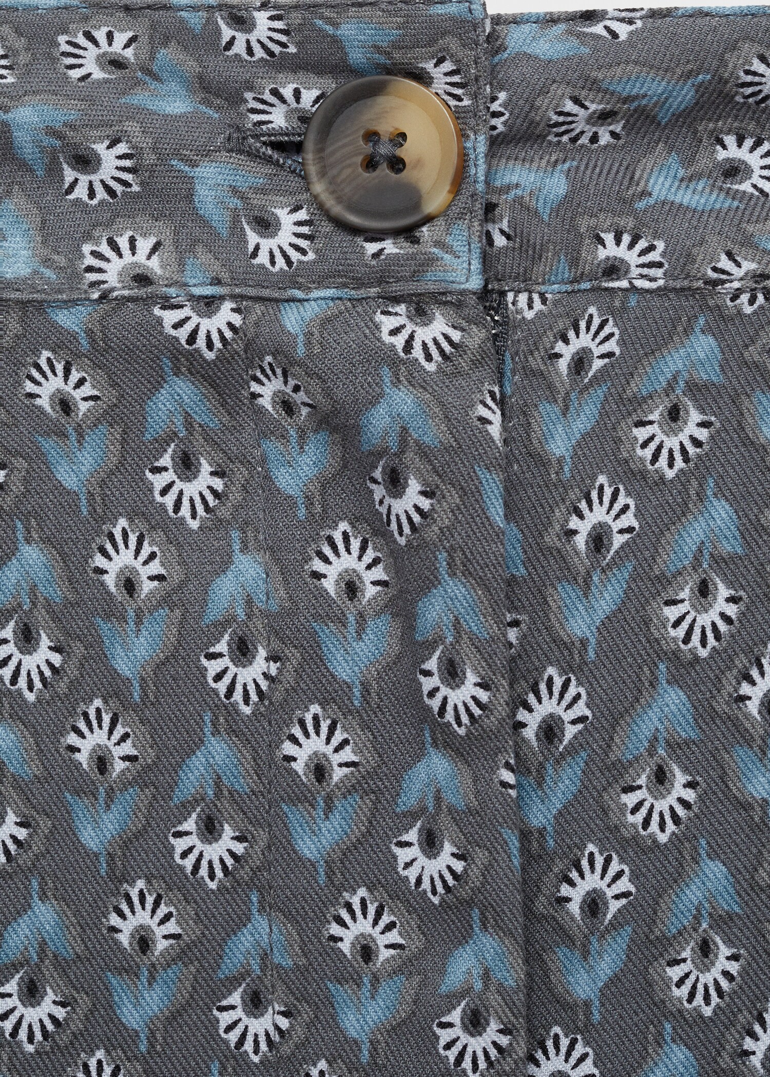 Flowy printed trousers - Details of the article 8
