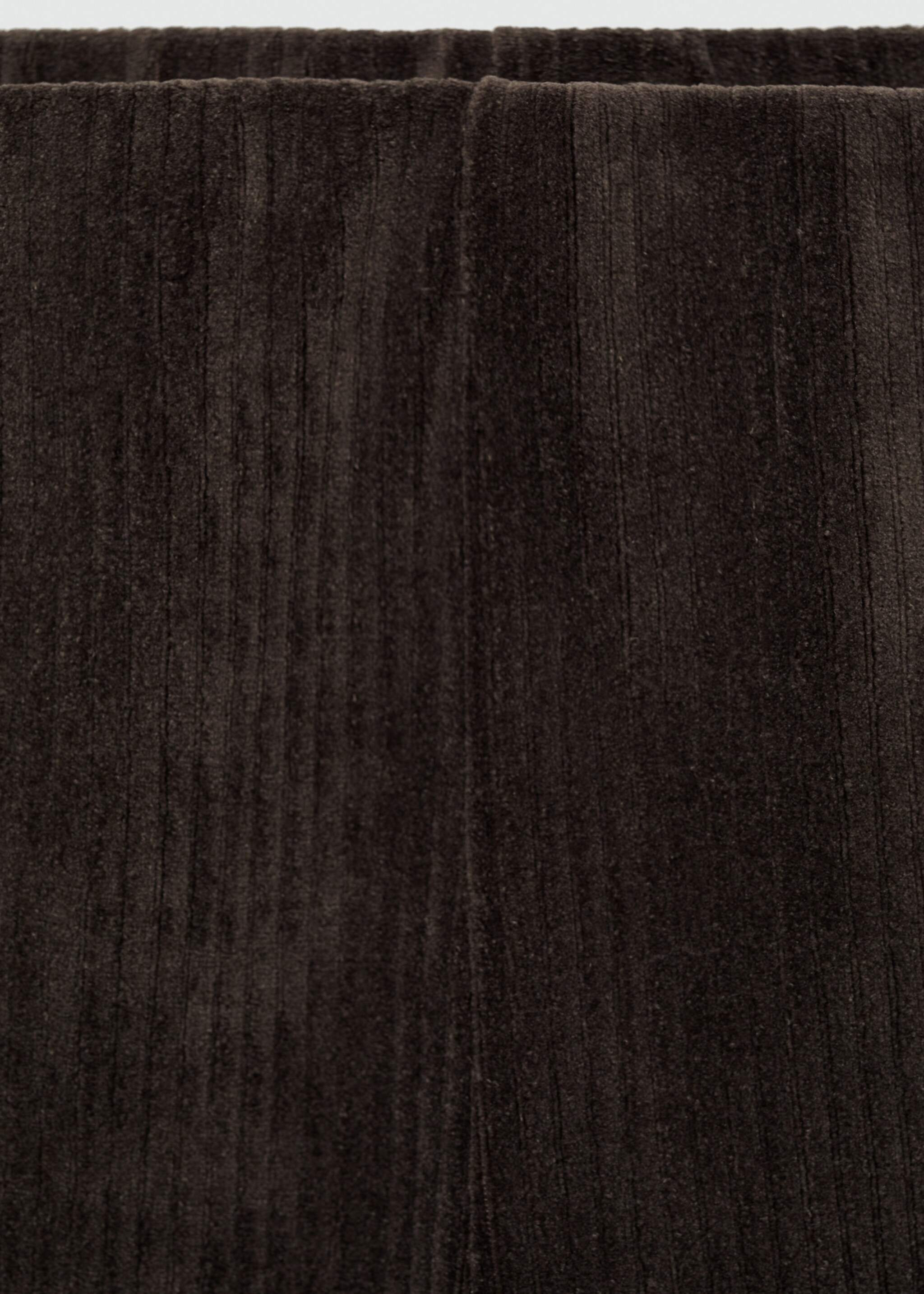 Pantalón recto pana - Detalle del artículo 8, Khaki. Ref: 77087705-00.