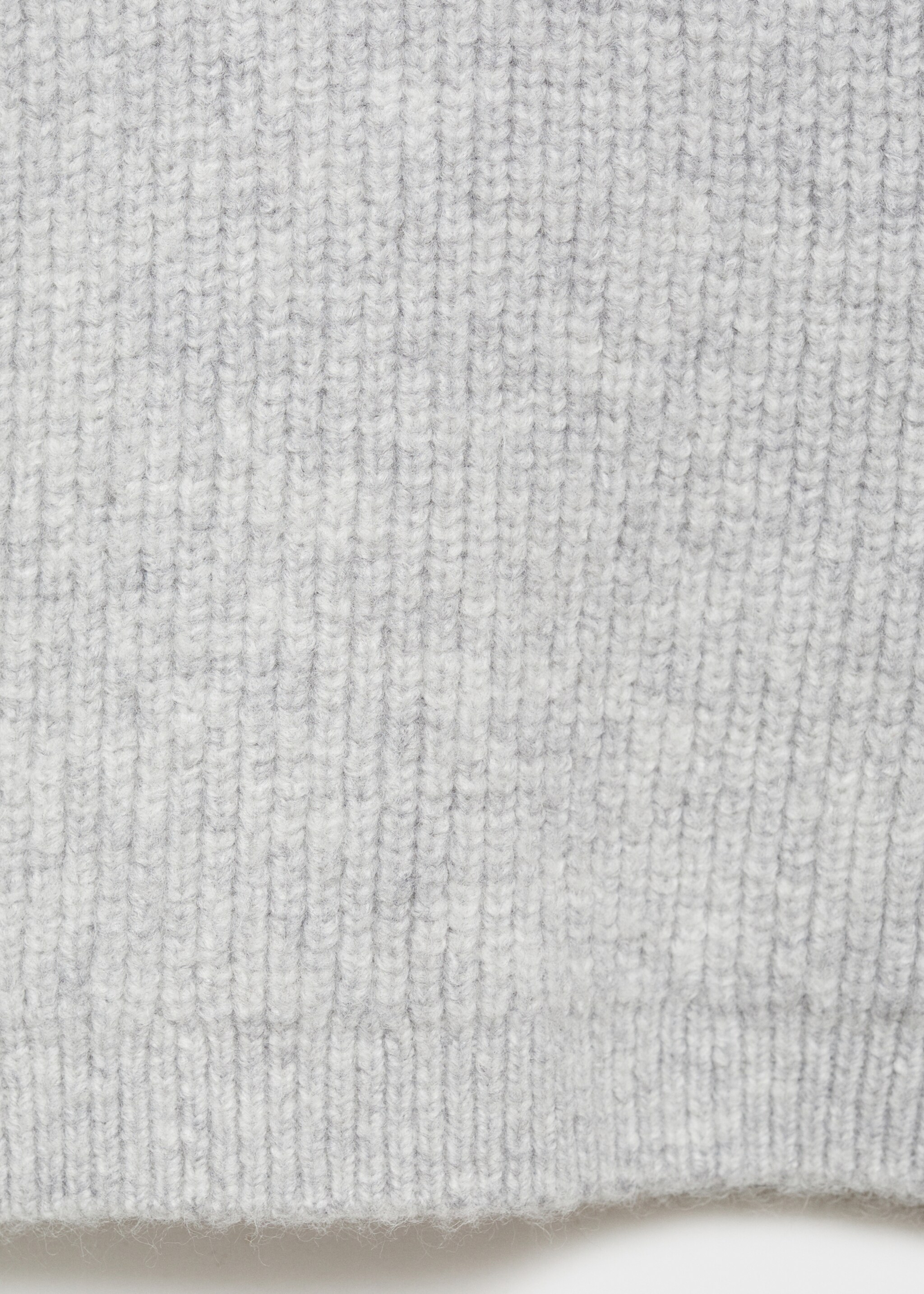 Ribbed jersey jacket - Details of the article 0, Medium Heather Grey. Ref: 77087708-00.