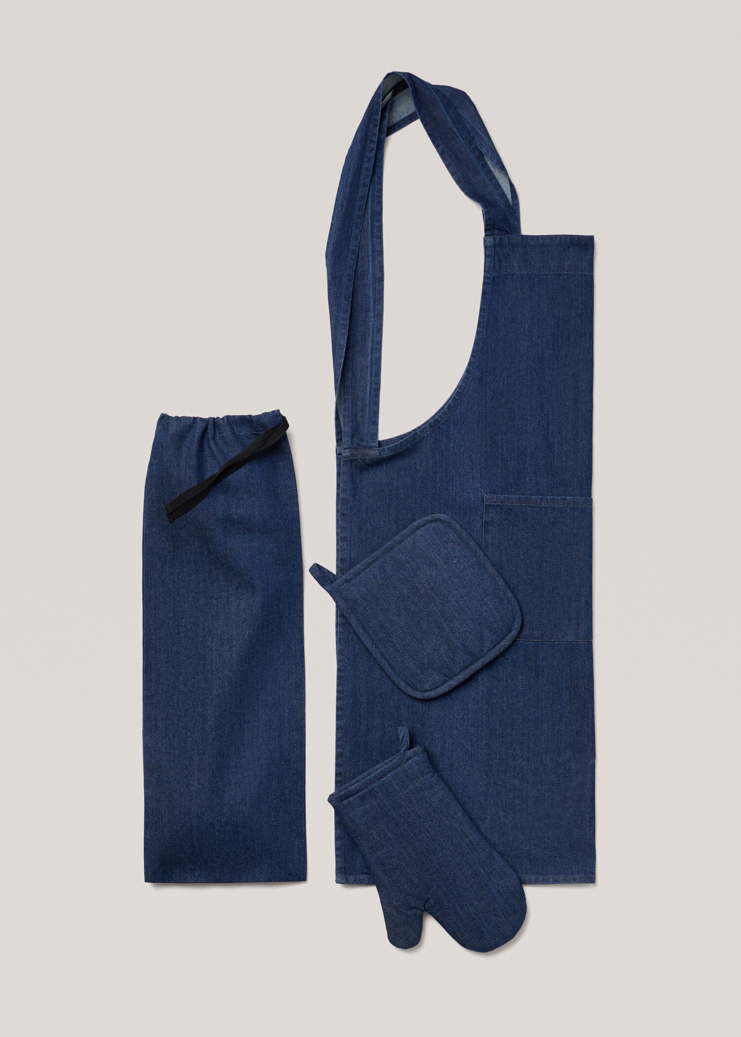 Denim bread bag with adjustable strap - Details of the article 3
