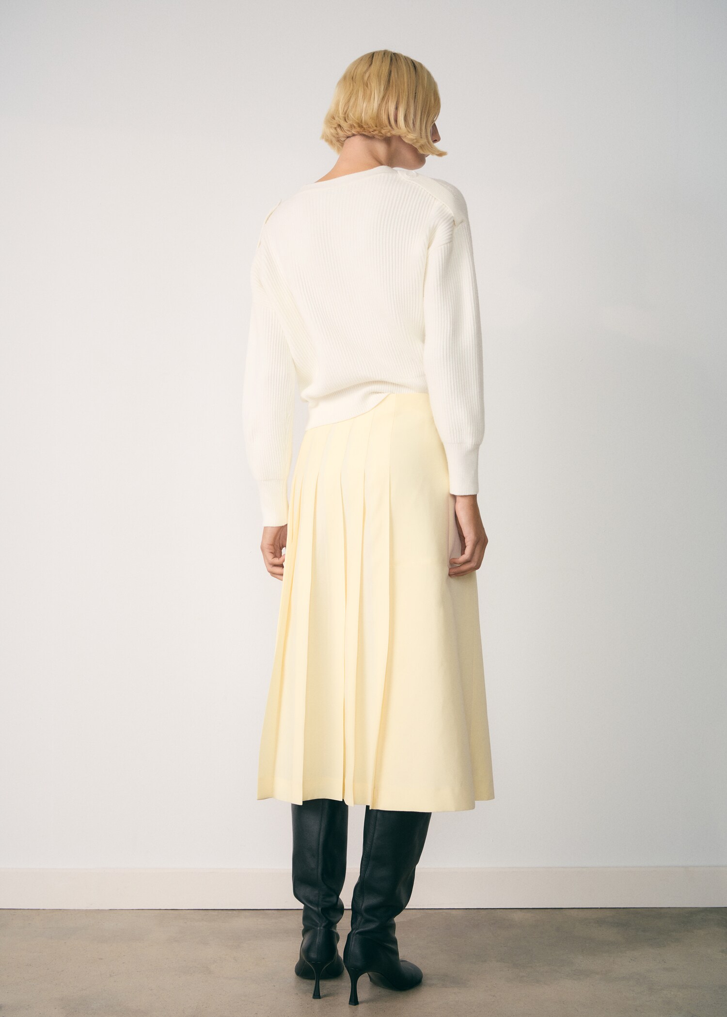 Cardigan lanière boutons - Verso de l’article