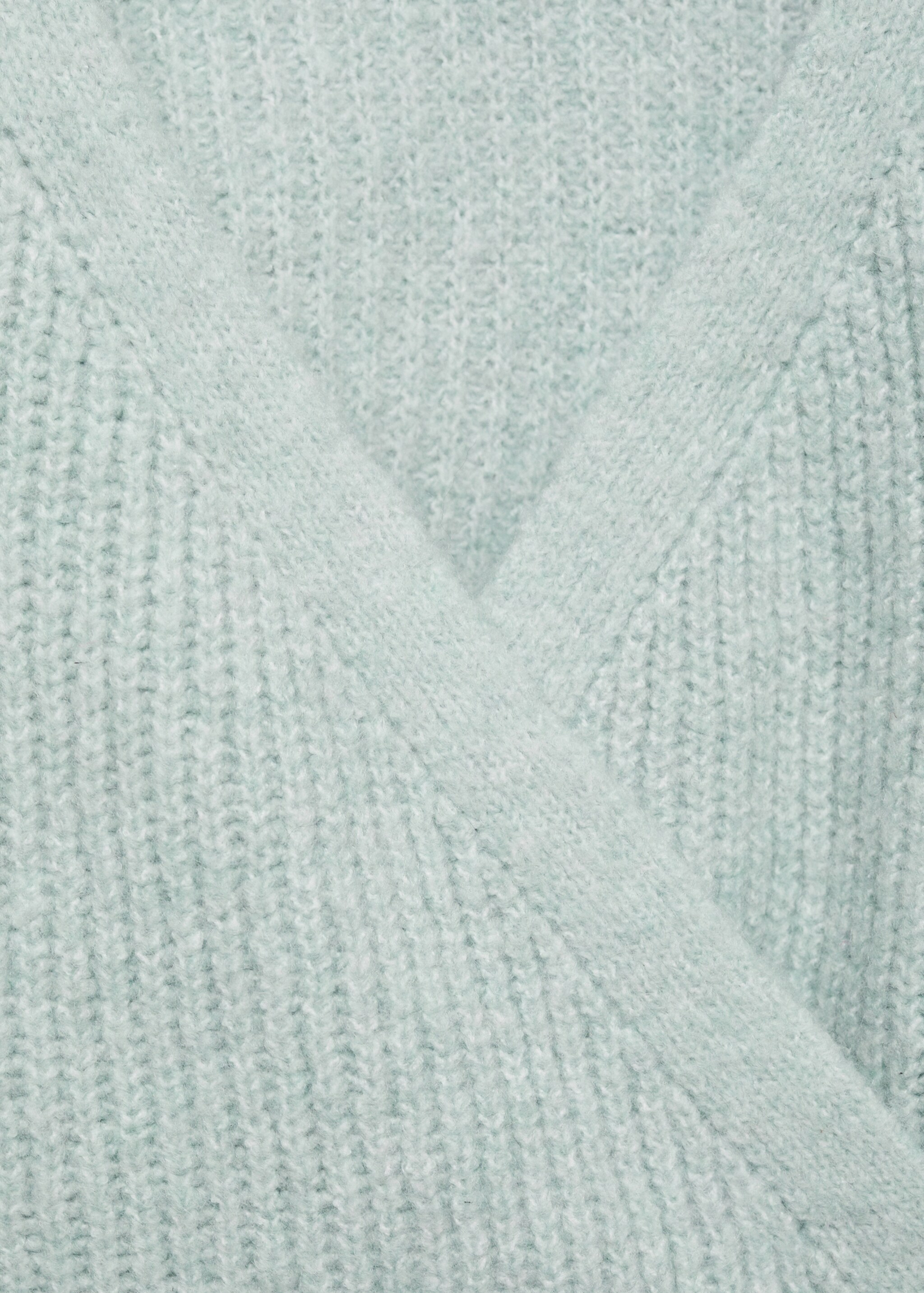 Gekruist vest met strik - Detail van het artikel 0, Pastelgroen. Ref: 77087712-00.
