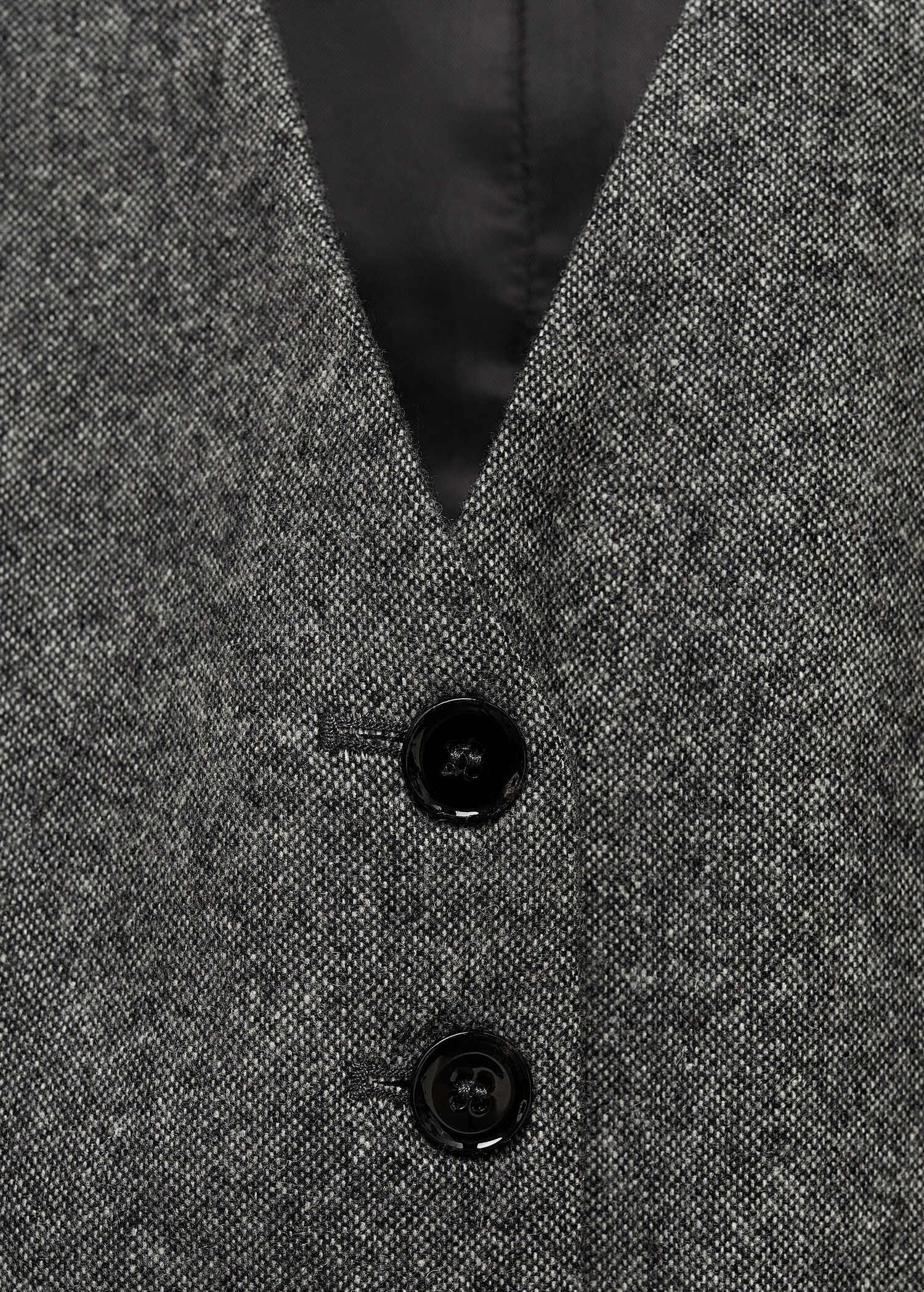 Marbled wool suit waistcoat - Details of the article 8