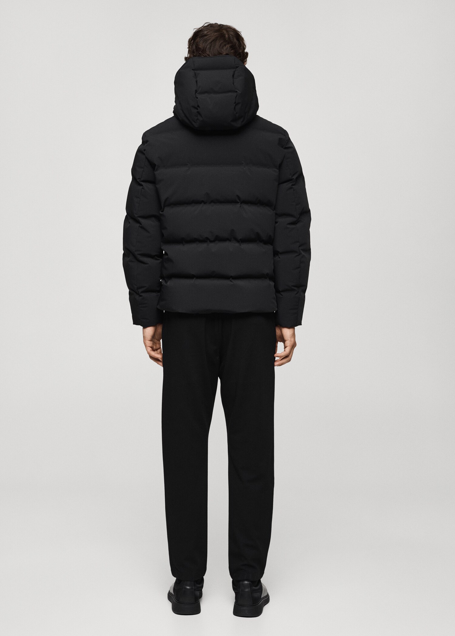 Anorak imperméable rembourrage duvet et plumes - Verso de l’article