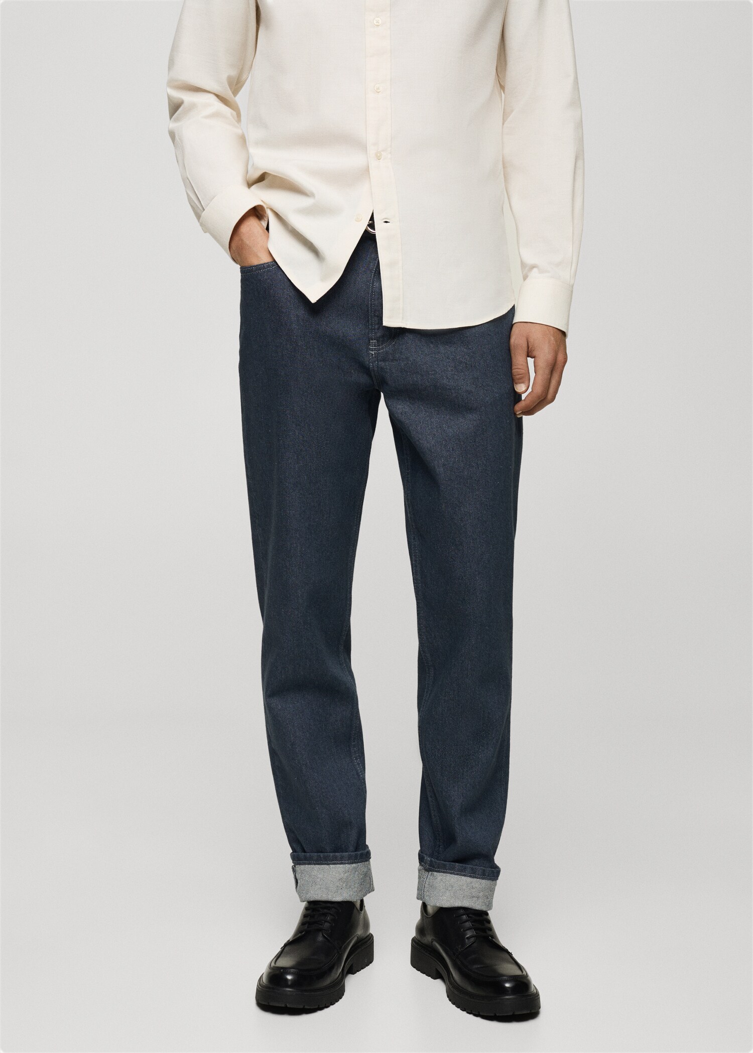 Texans regular fit foscos - Pla mig