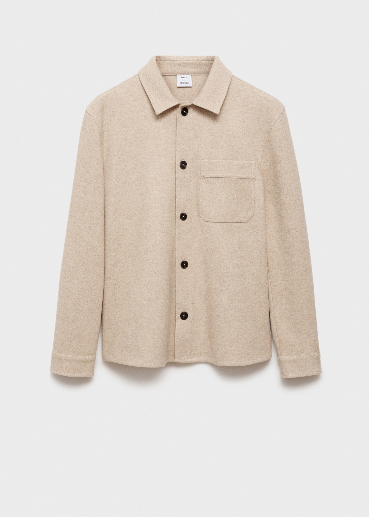 Πουκάμισο φανελένιο regular fit - Προϊόν χωρίς μοντέλο