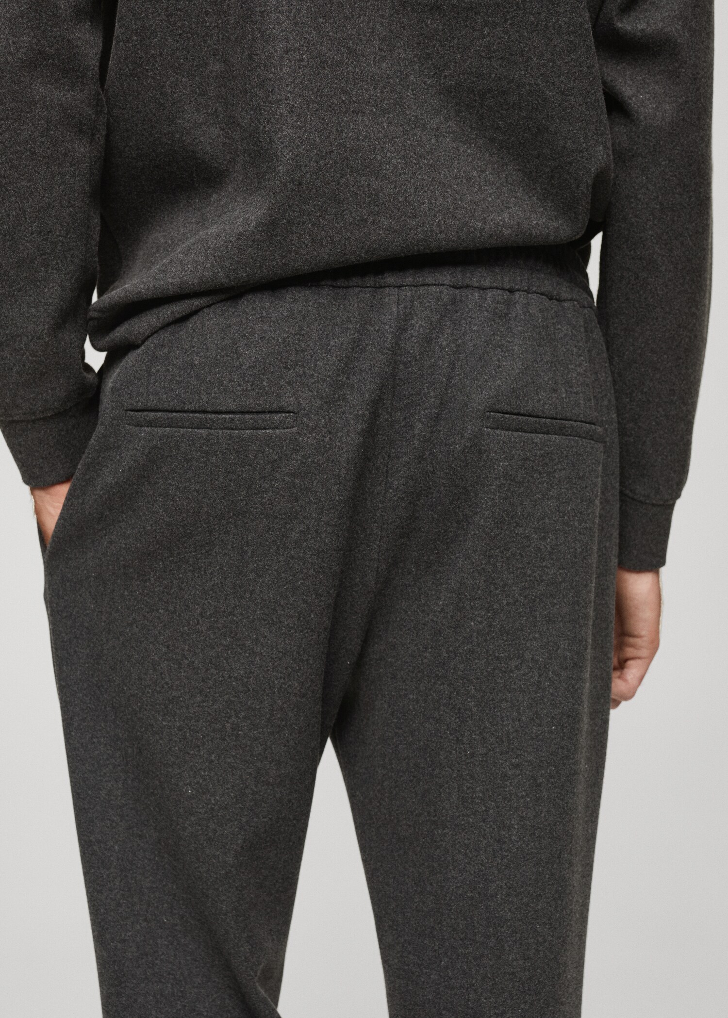 Flanell-Jogger Pants mit Kordelzug - Detail des Artikels 6