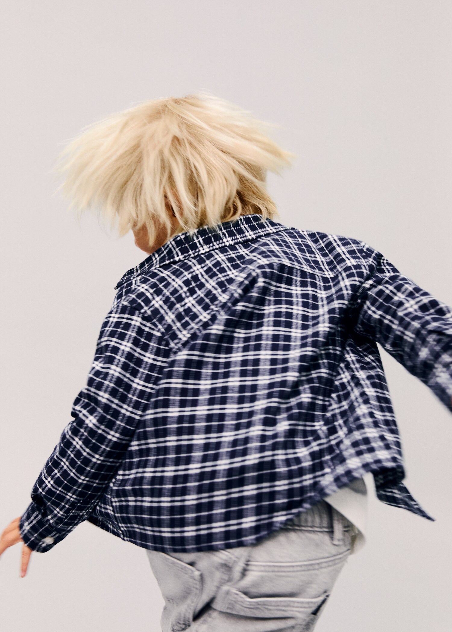 Check cotton shirt - Details of the article 5