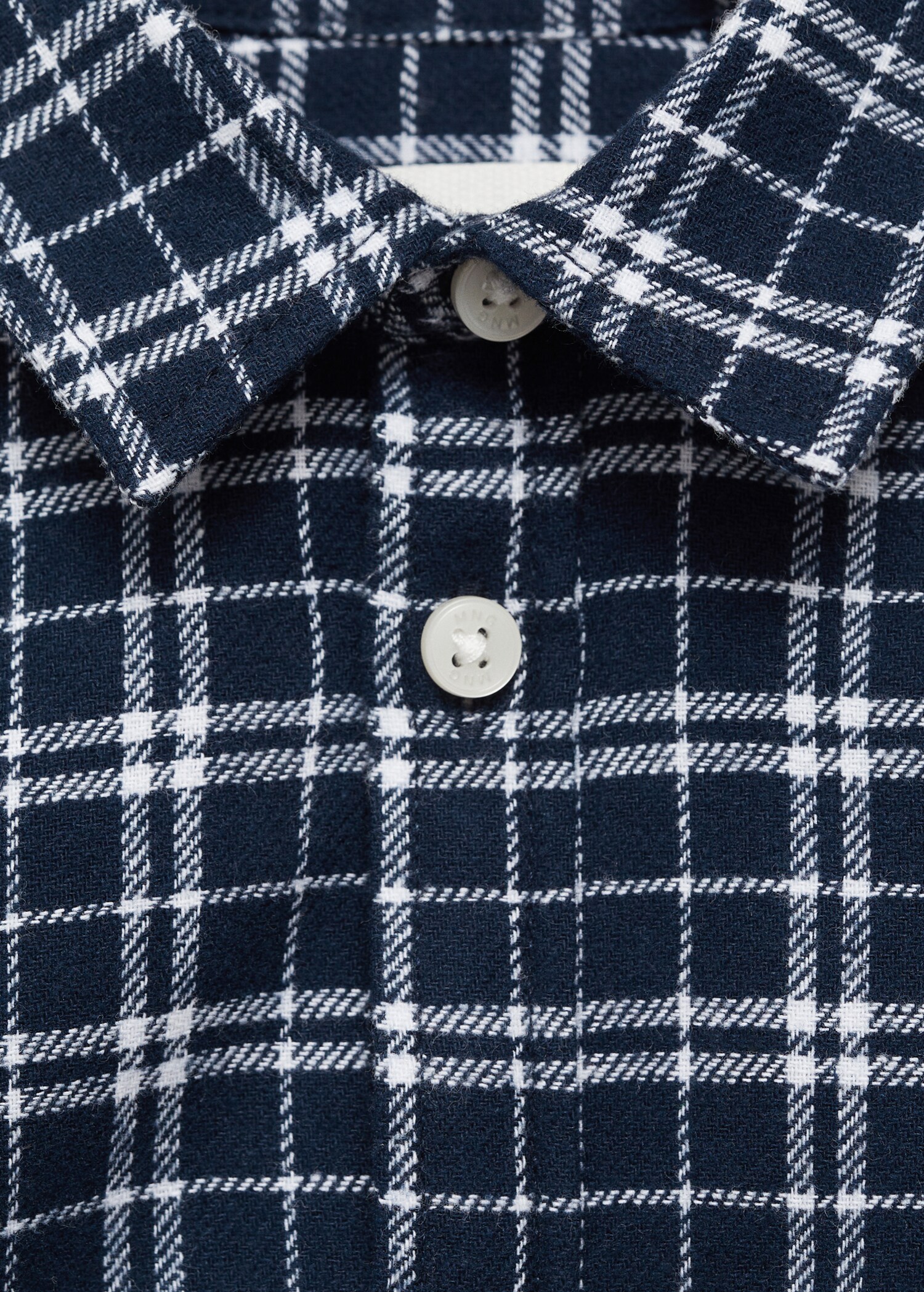 Check cotton shirt - Details of the article 8