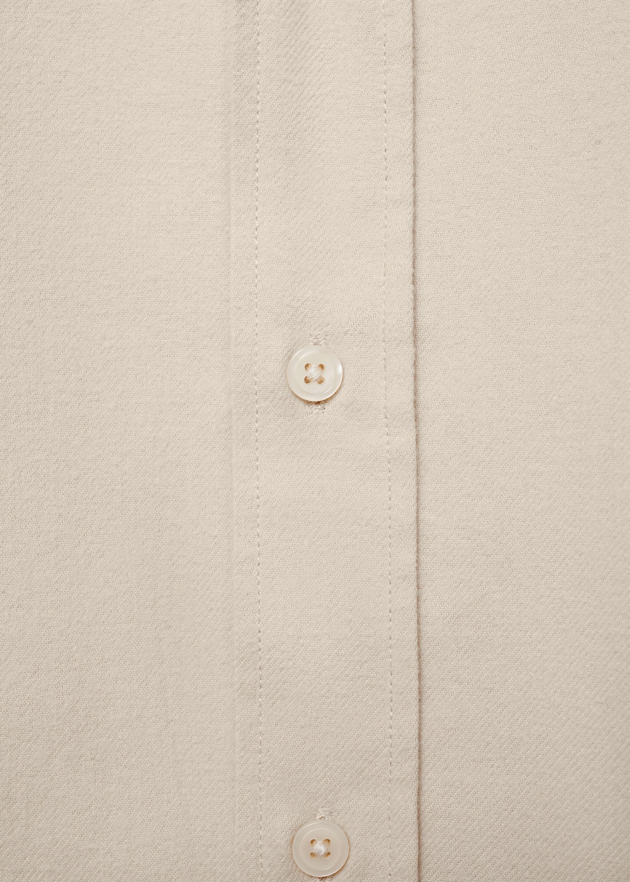 Regular-Fit-Hemd aus 100 % Baumwoll-Flanell - Detail des Artikels 0, Hellgrau/Pastellgrau. Ref: 77087923-00.